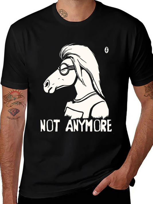 Horse with Glasses T-Shirt - Not Anymore