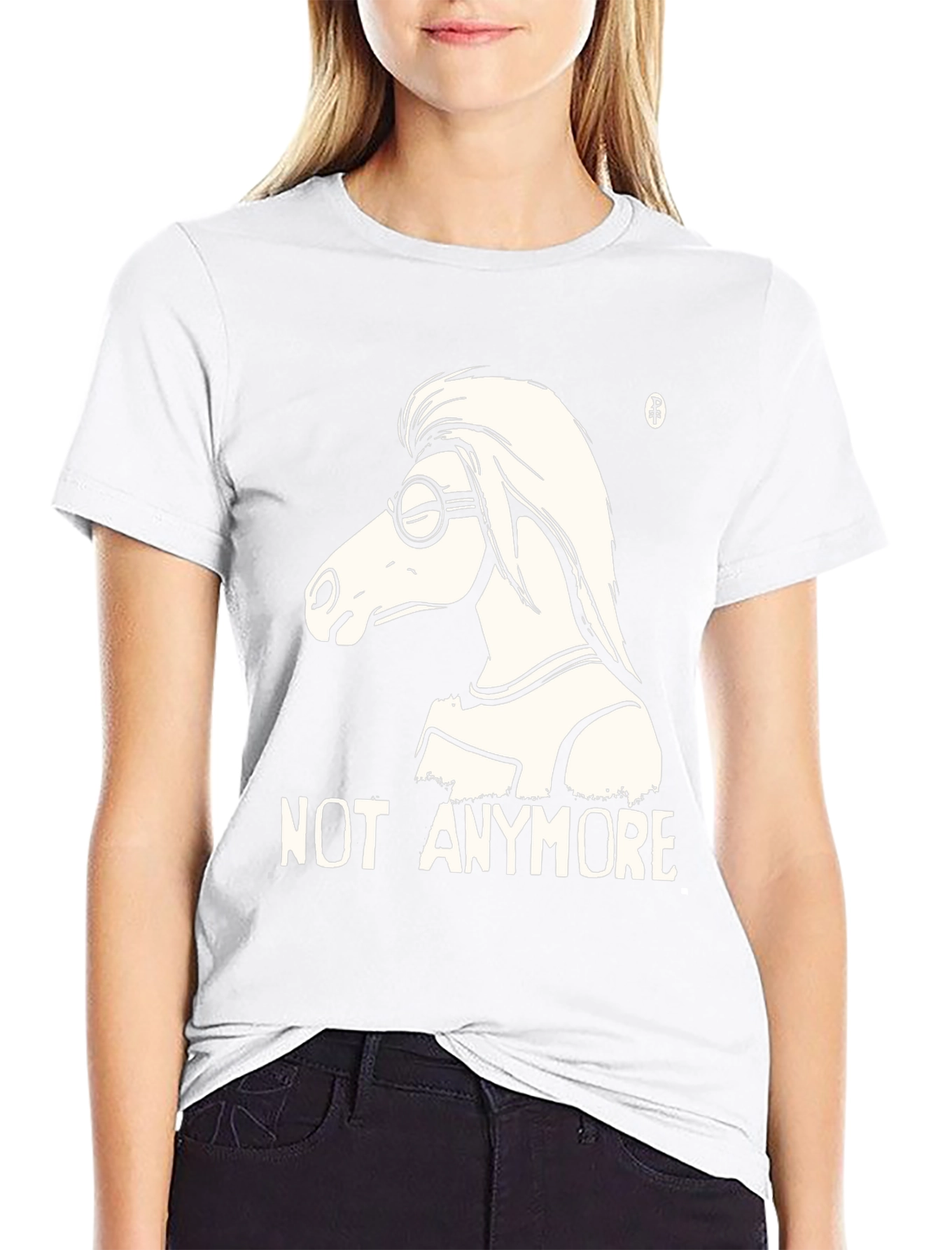 Horse with Glasses T-Shirt - Not Anymore