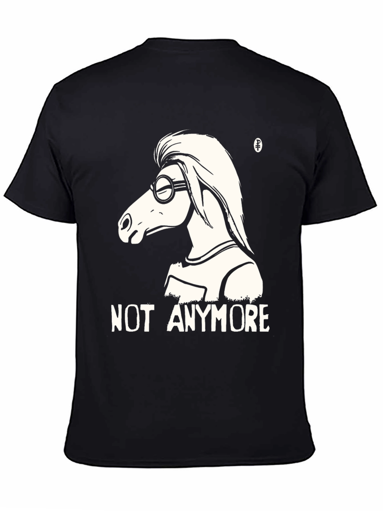 Horse with Glasses T-Shirt - Not Anymore