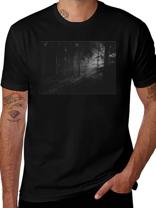 Dark Forest Graphic Tee - Unisex Cotton T-Shirt