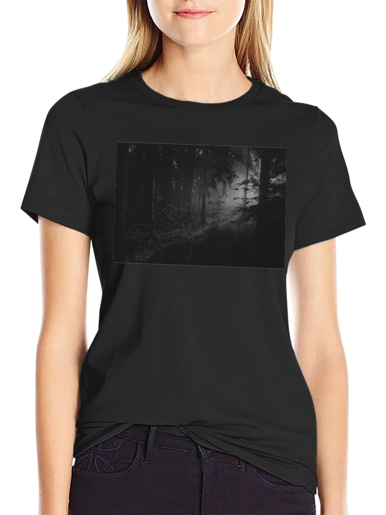 Dark Forest Graphic Tee - Unisex Cotton T-Shirt