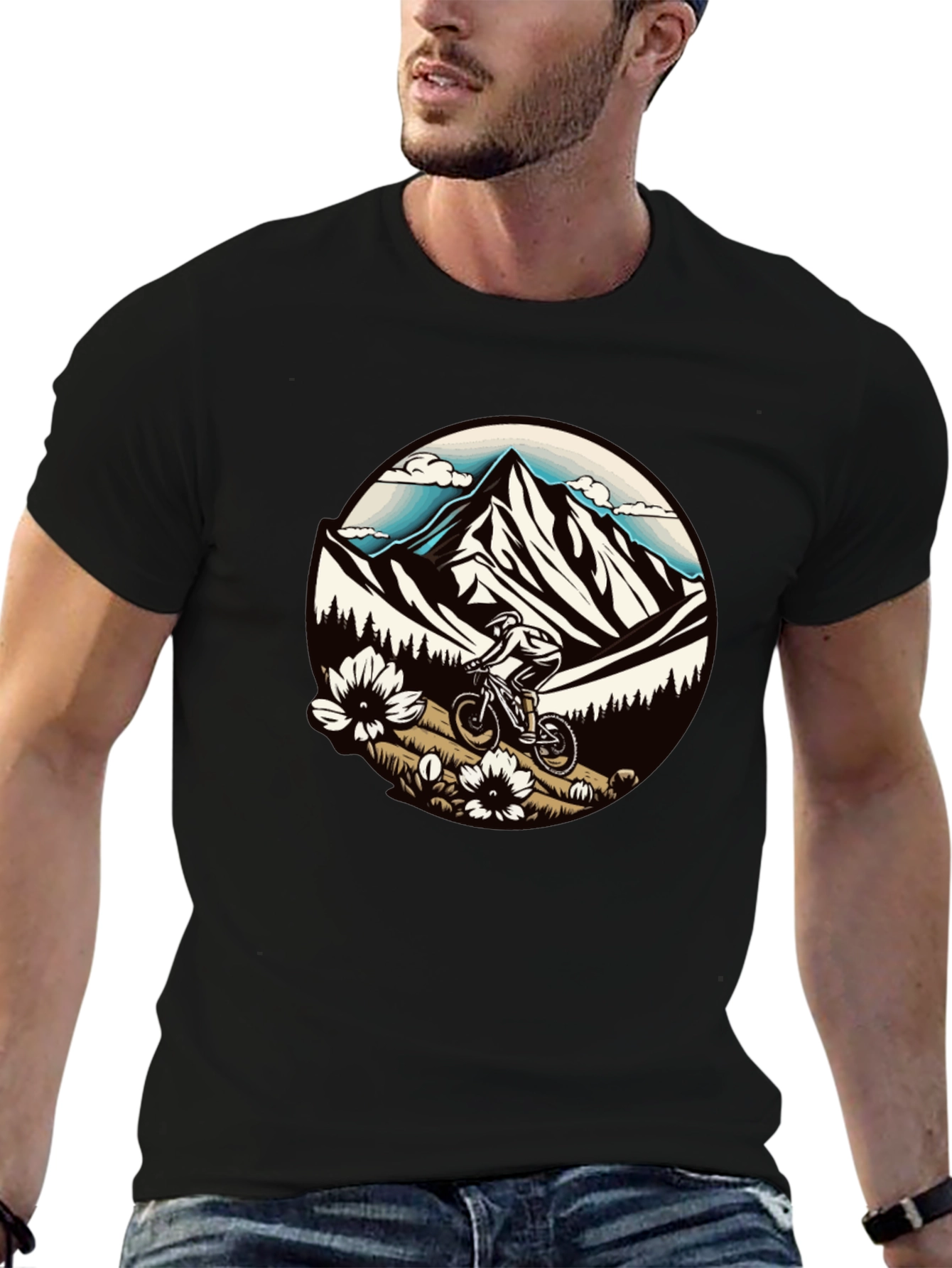 Mountain Biker Graphic Tee