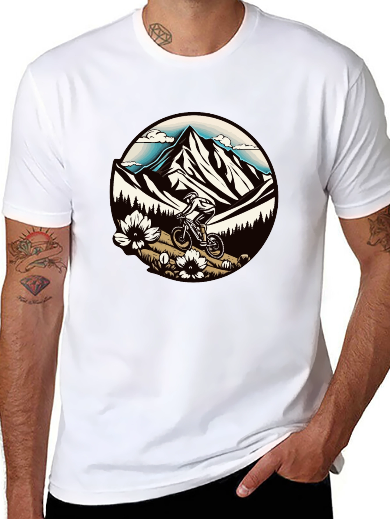 Mountain Biker Graphic Tee