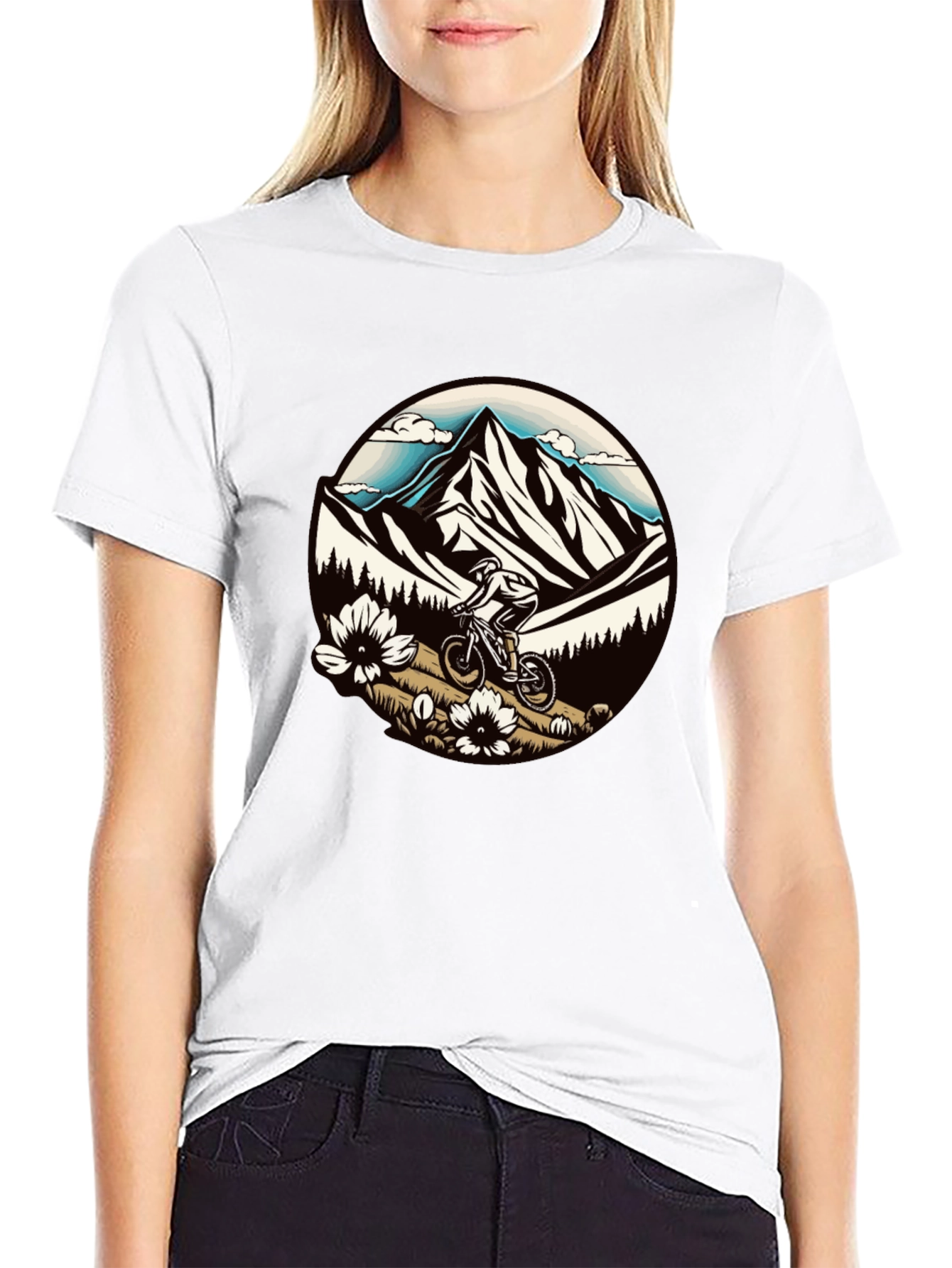 Mountain Biker Graphic Tee