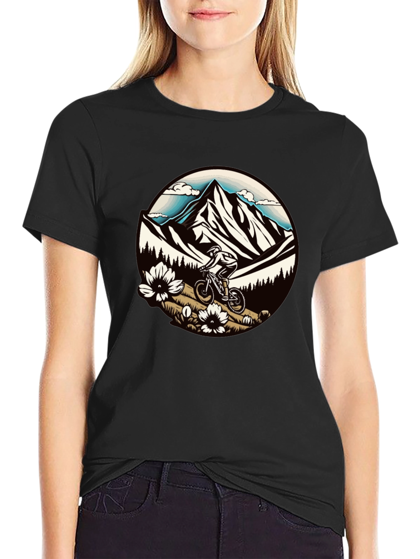 Mountain Biker Graphic Tee