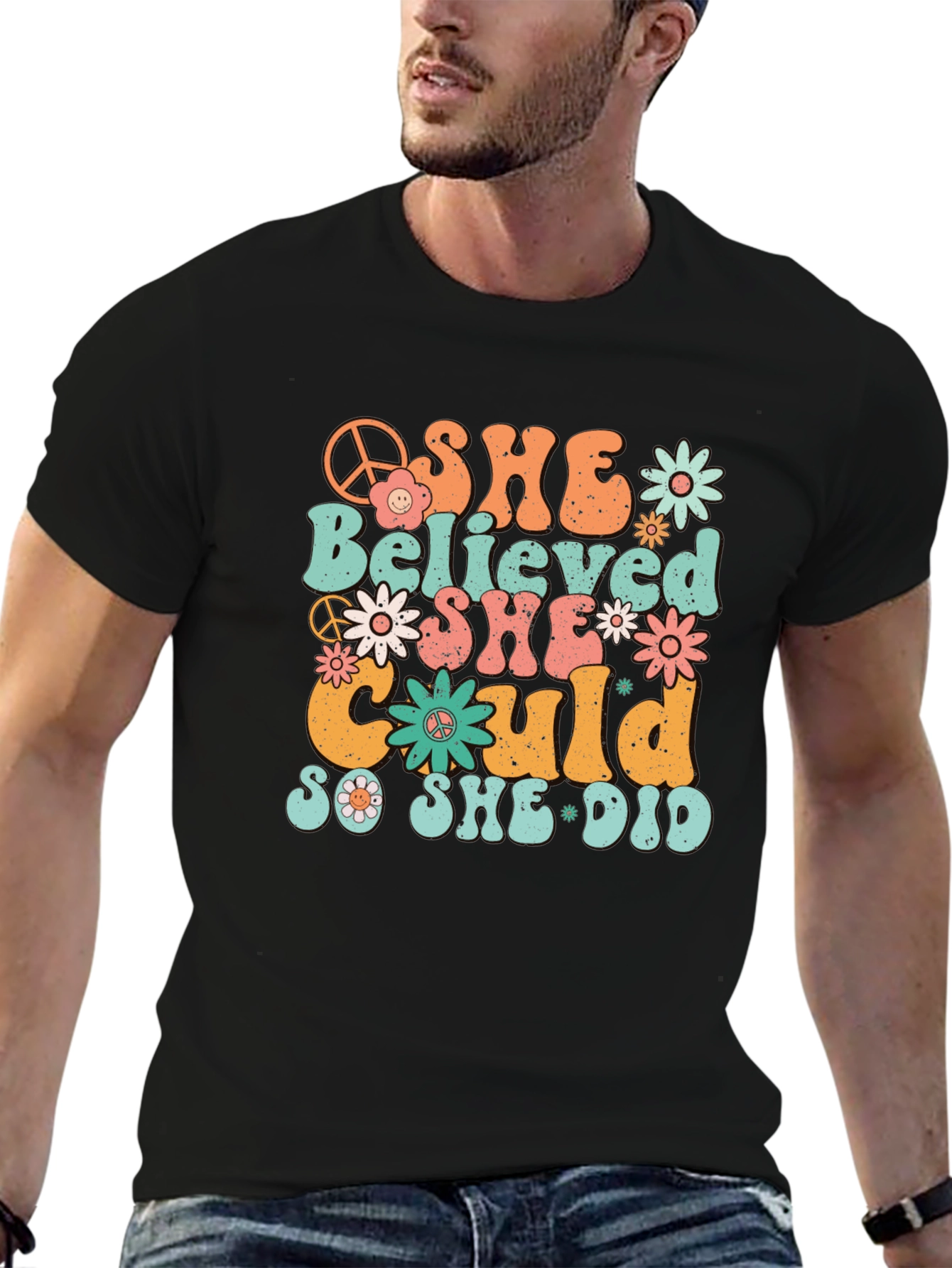 She Believed She Could So She Did Graphic Tee
