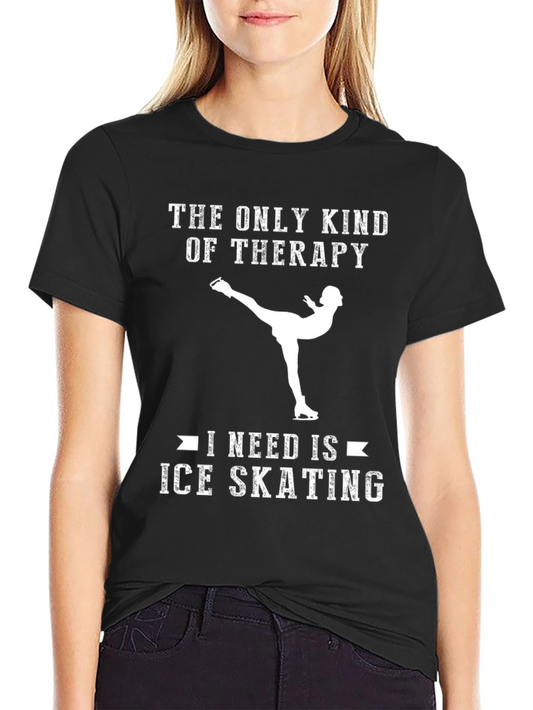 Ice Skating Therapy T-Shirt