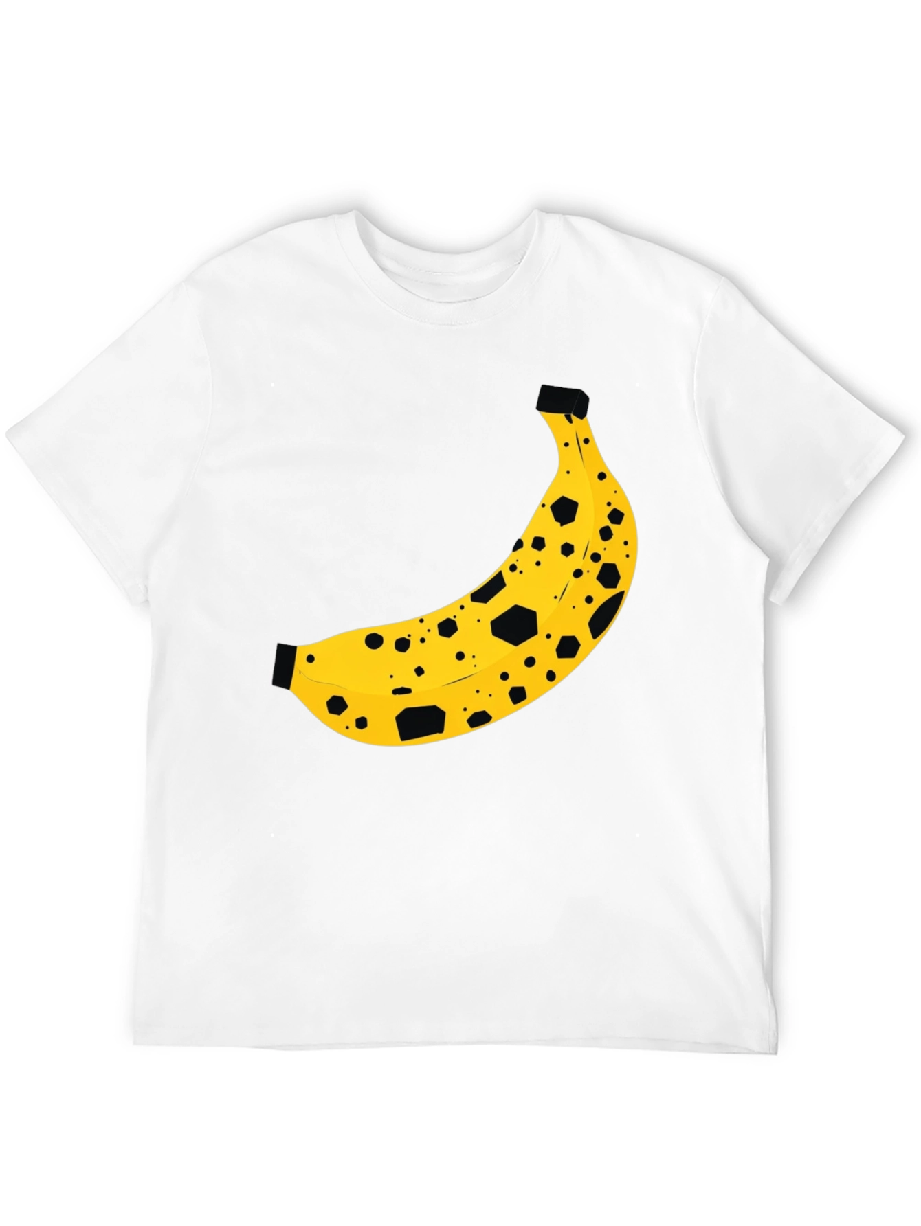 Banana Print Black T-Shirt
