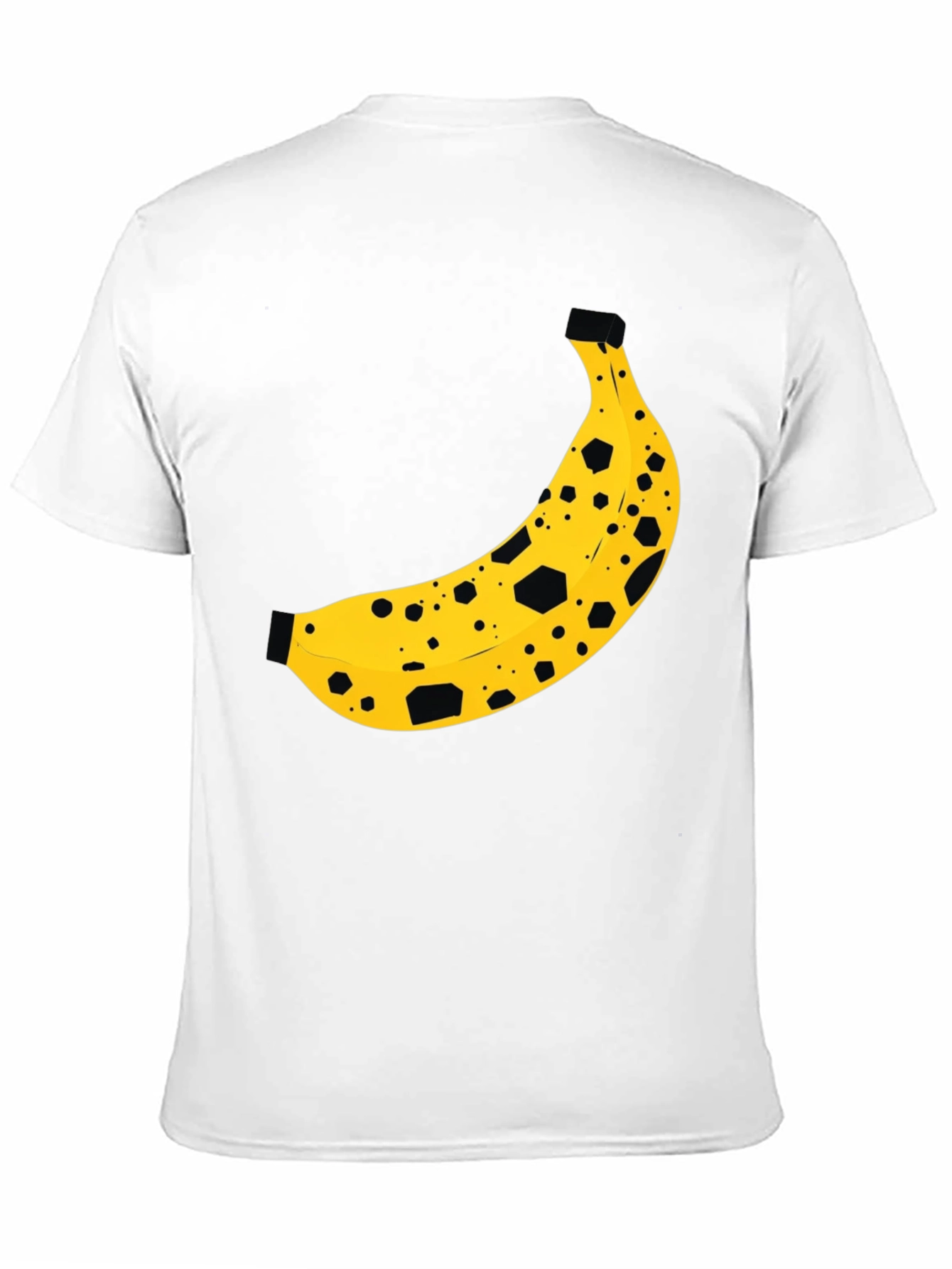 Banana Print Black T-Shirt
