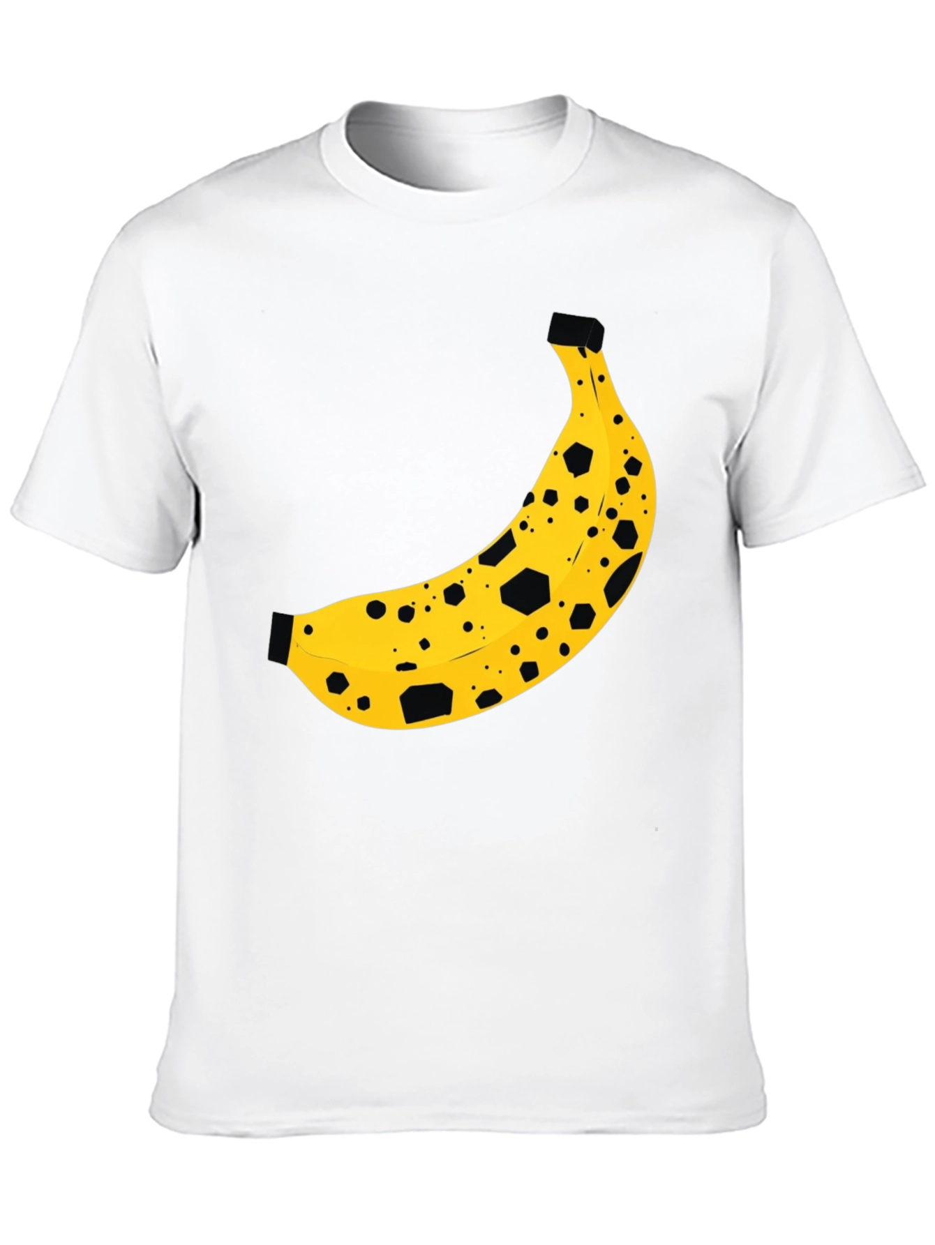 Banana Print Black T-Shirt