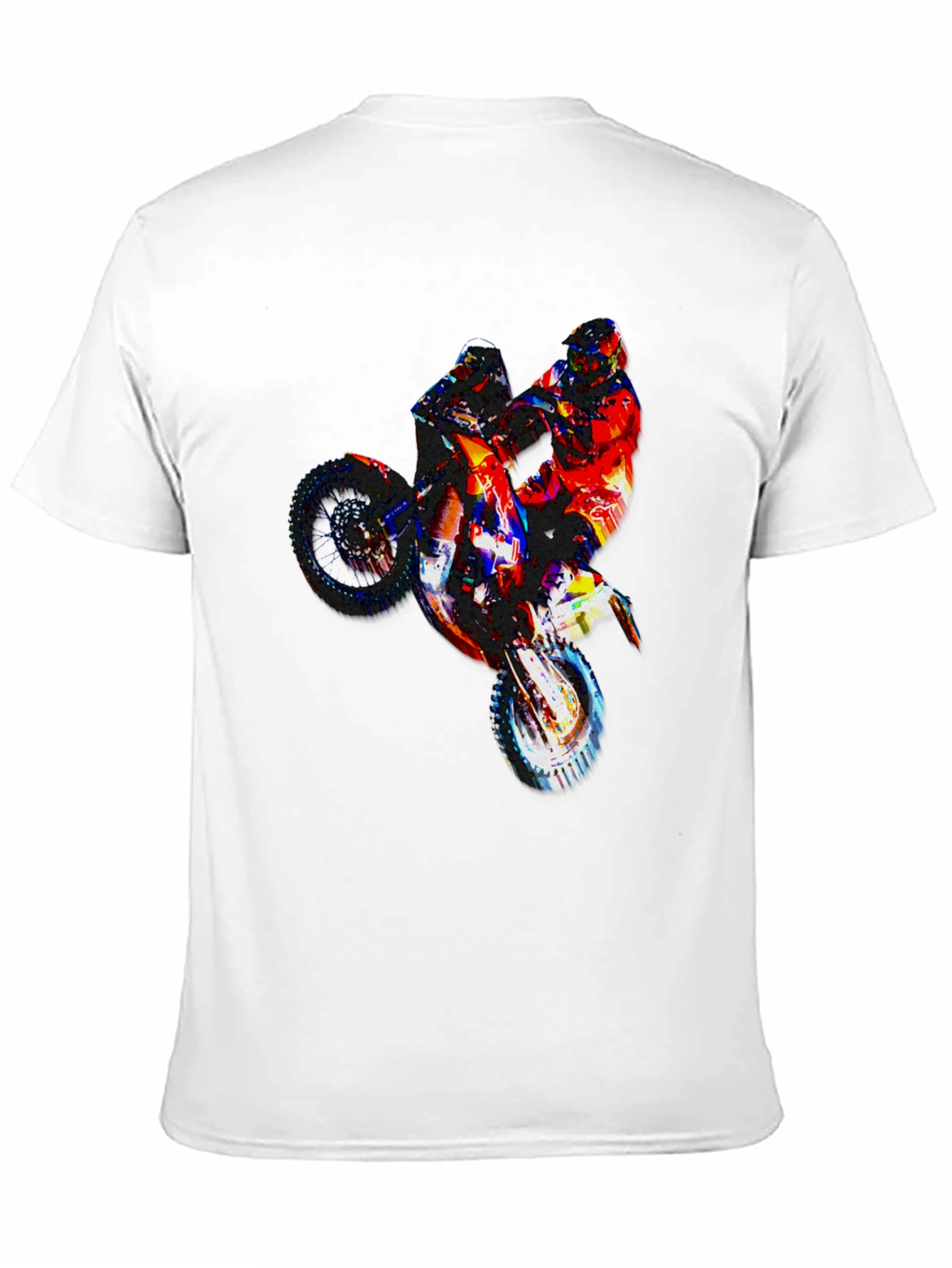 Motorcycle Graphic Tee - Black Mens T-Shirt