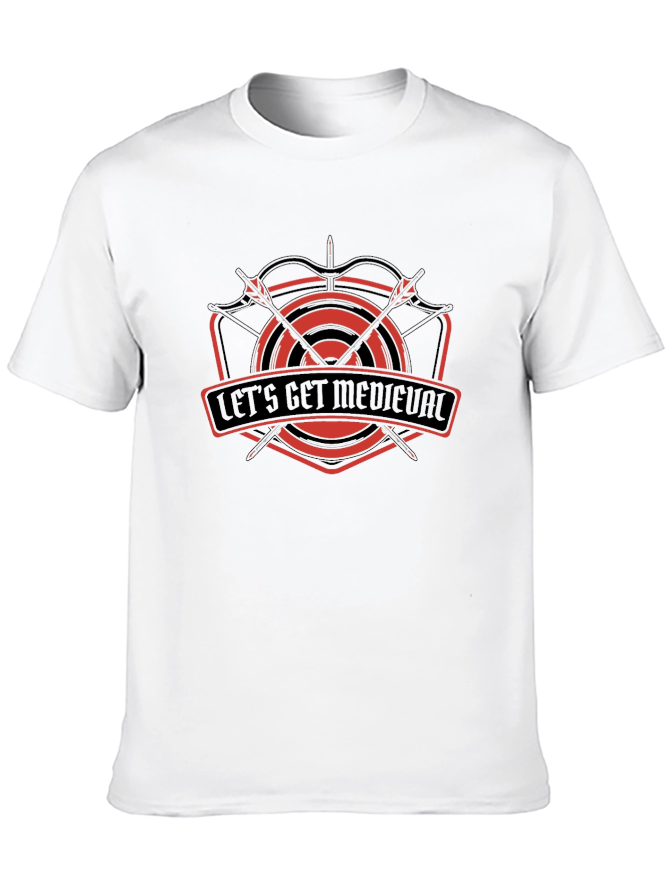Lets Get Medieval T-Shirt - Black Tee