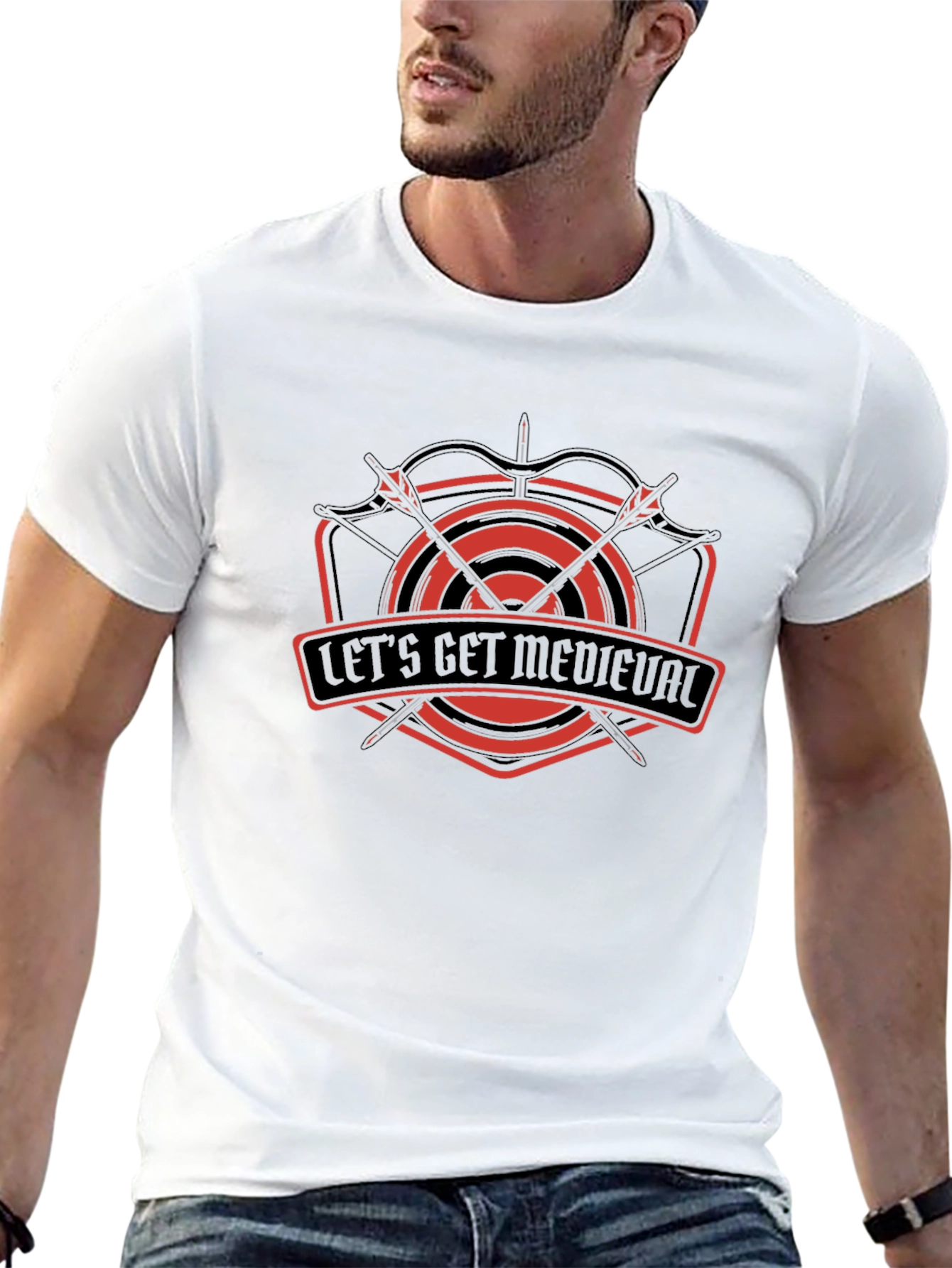 Lets Get Medieval T-Shirt - Black Tee