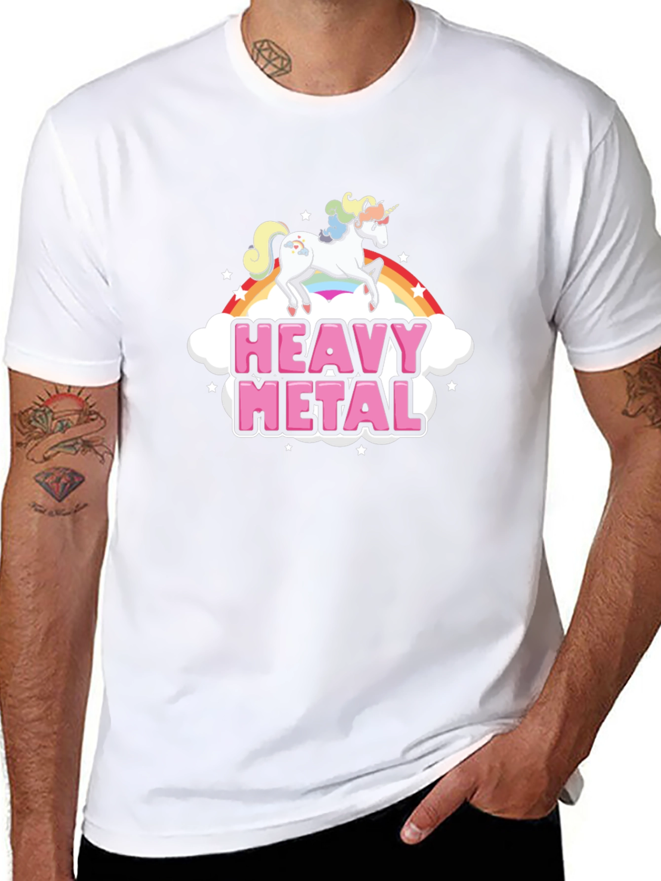 Heavy Metal Unicorn Graphic Tee