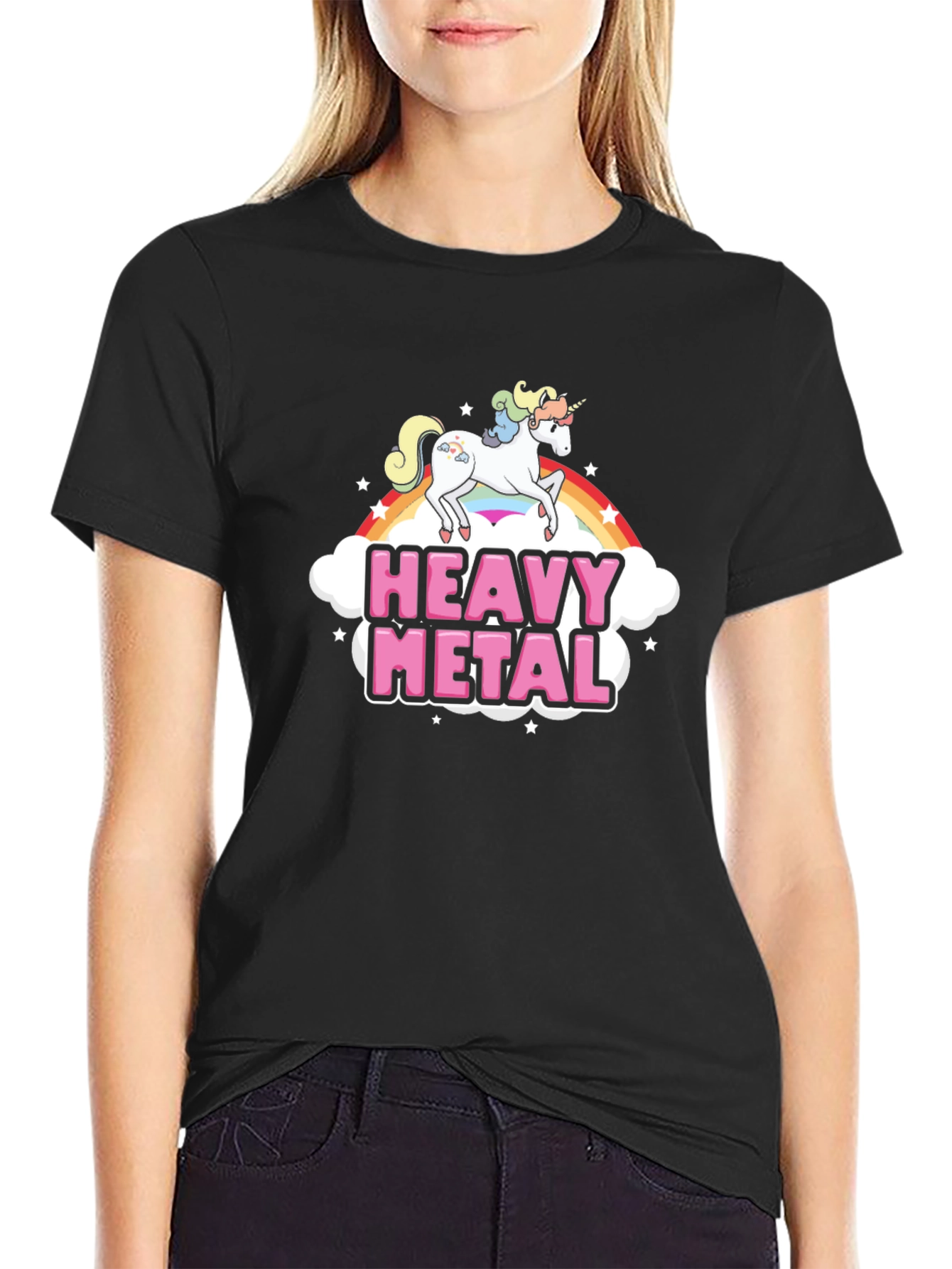 Heavy Metal Unicorn Graphic Tee