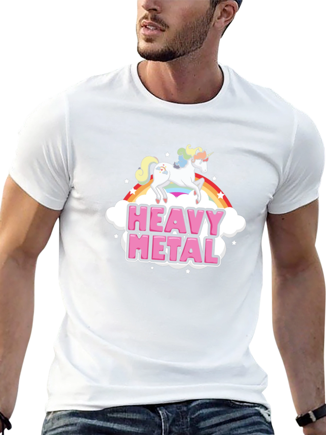 Heavy Metal Unicorn Graphic Tee