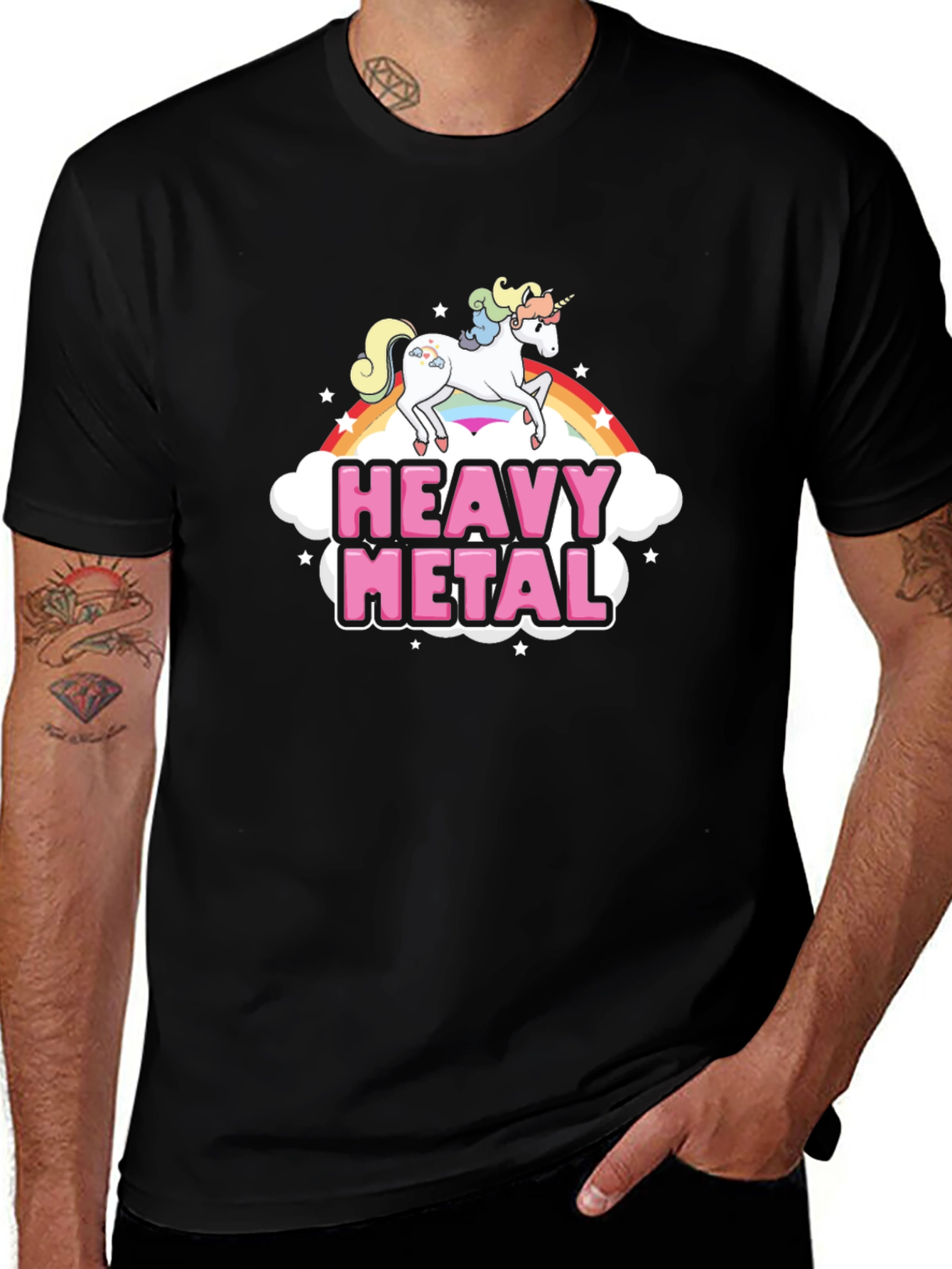 Heavy Metal Unicorn Graphic Tee
