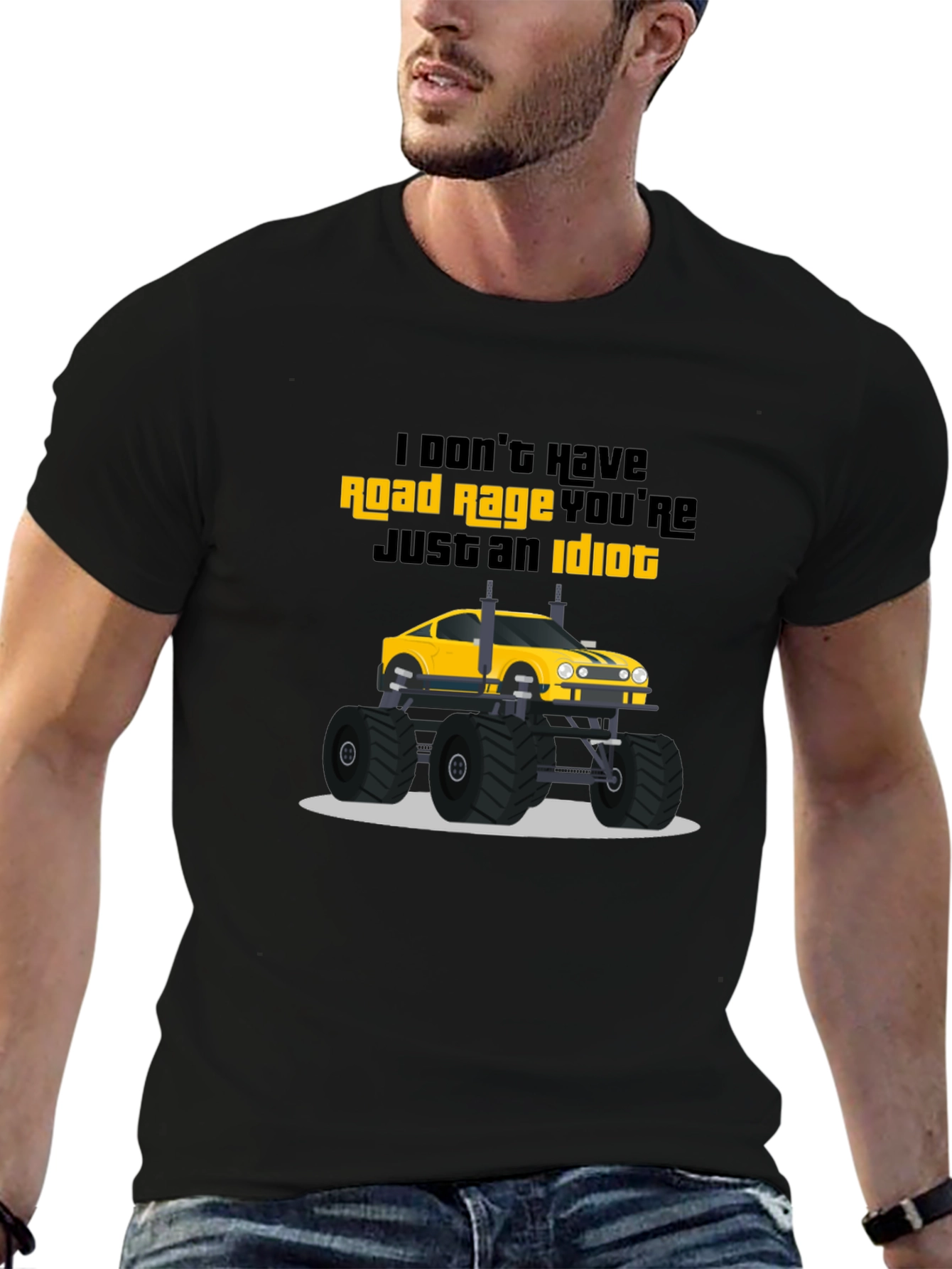Road Rage Monster Truck T-Shirt