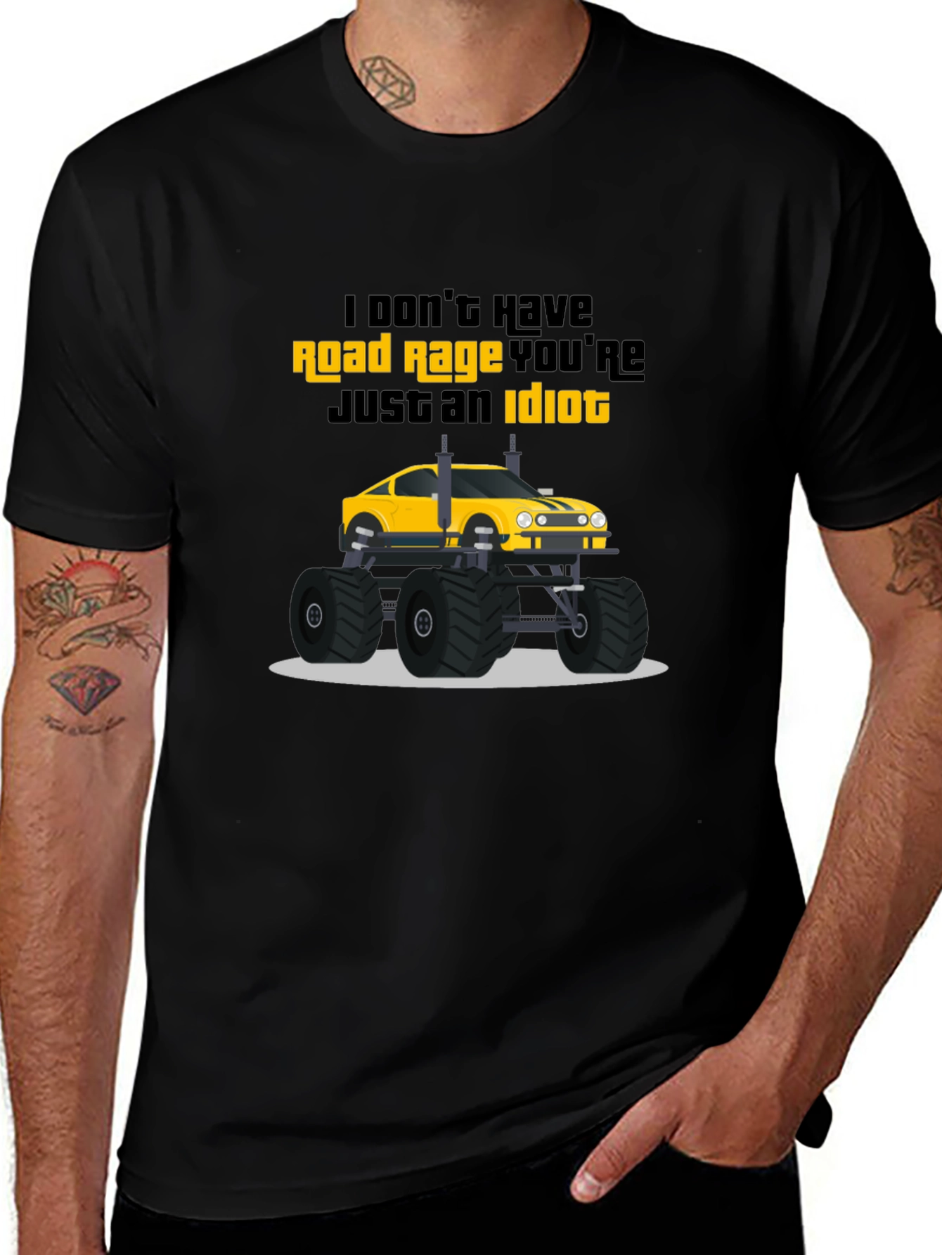 Road Rage Monster Truck T-Shirt