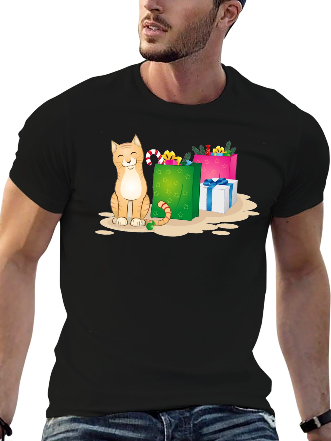 Cat Christmas Gift T-Shirt