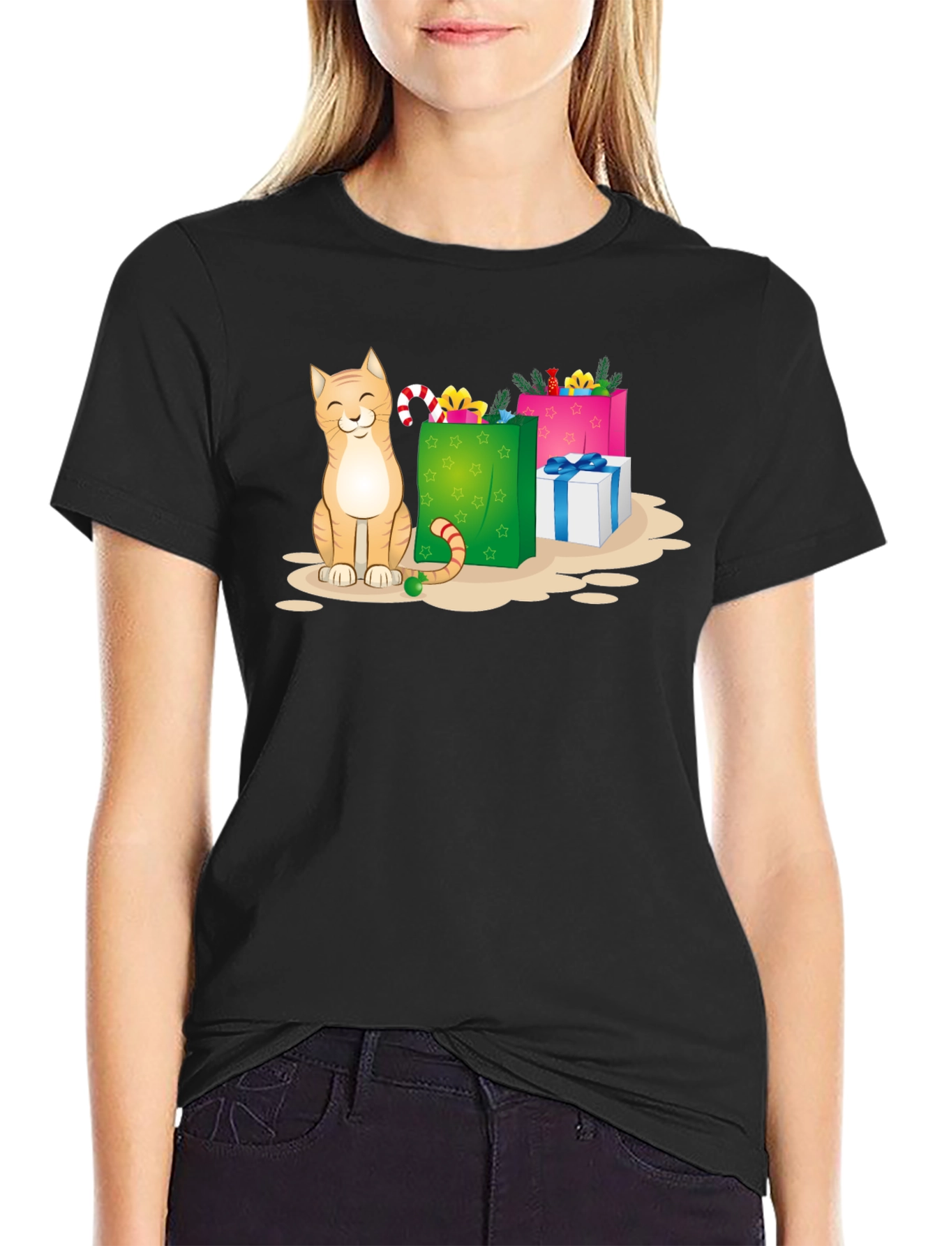 Cat Christmas Gift T-Shirt