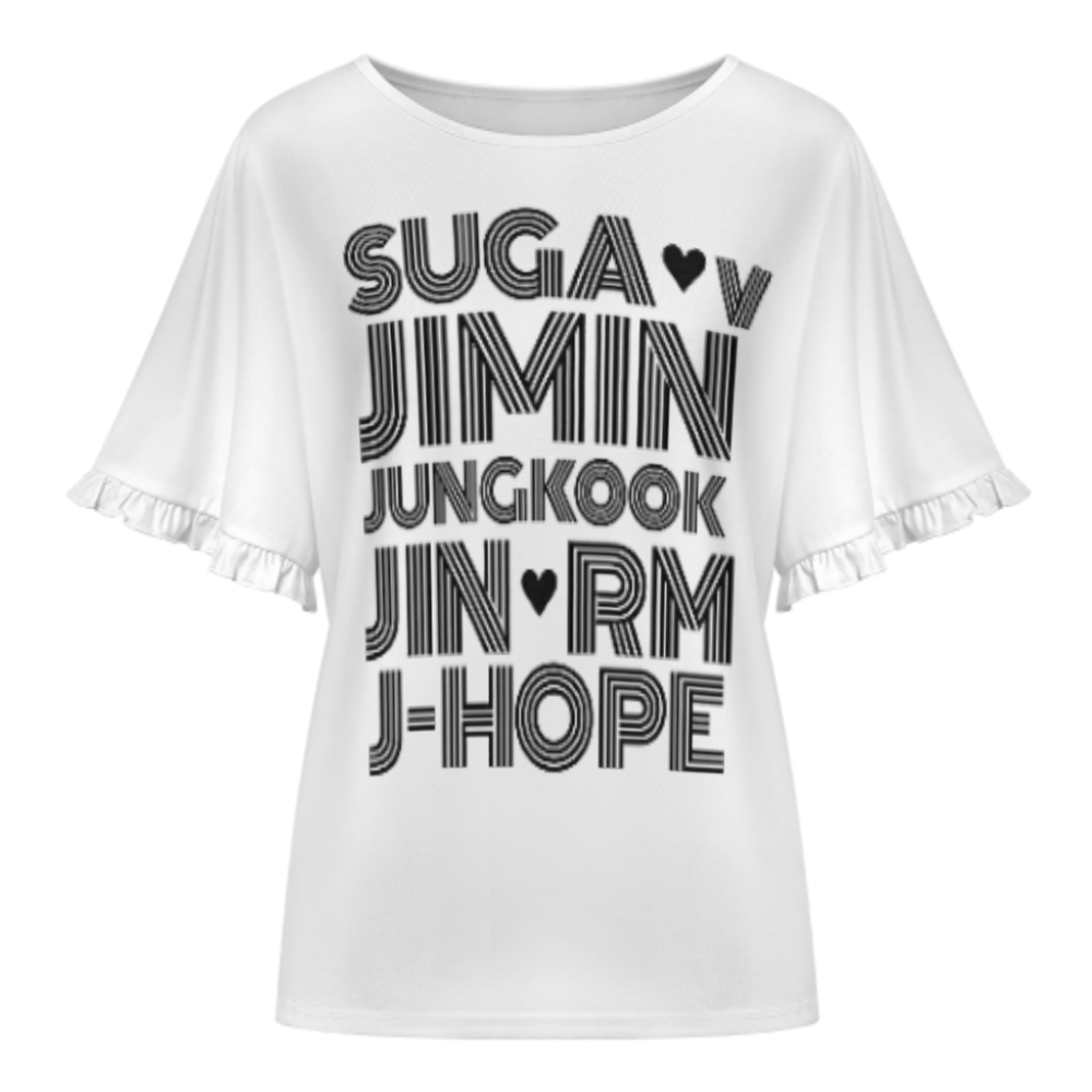 Retro K-Pop Inspired Member Names Graphic Tee, Vintage Fan Style Typography Shirt, Music Lover Casual Fashion Top, Aesthetic Concert Inspired T-Shirt Gift(z623)
