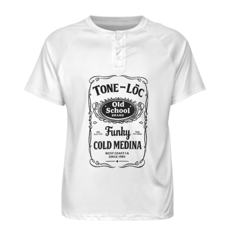 Vintage Funky Cold Medina Graphic Tee, Retro Old School Streetwear Shirt, Classic Monochrome Hip Hop Style T-Shirt(z743)