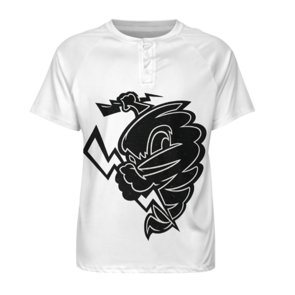 Storm Tornado Graphic Tee, Lightning Streetwear Shirt, Abstract Thunder Symbol T-Shirt, Bold Monochrome Urban Fashion Top(z742)