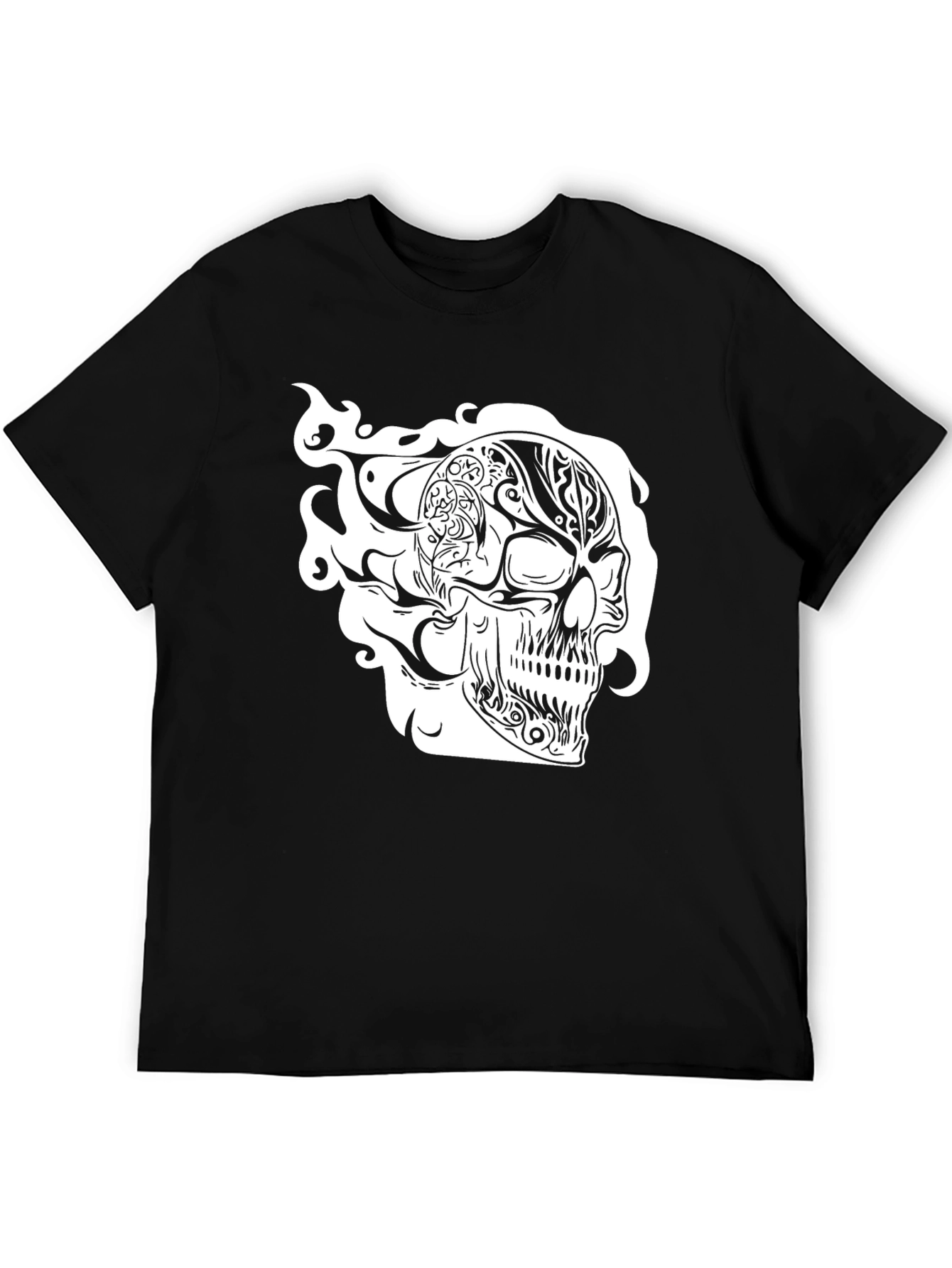 Skull Graphic Tee - Mens Black T-Shirt