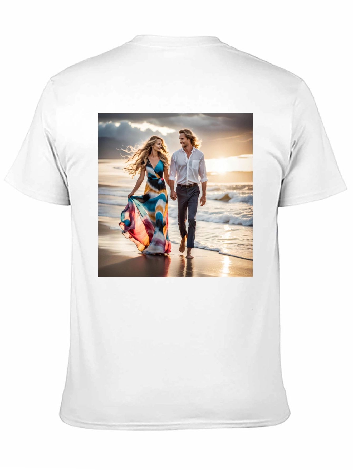 Romantic Beach Walk T-Shirt