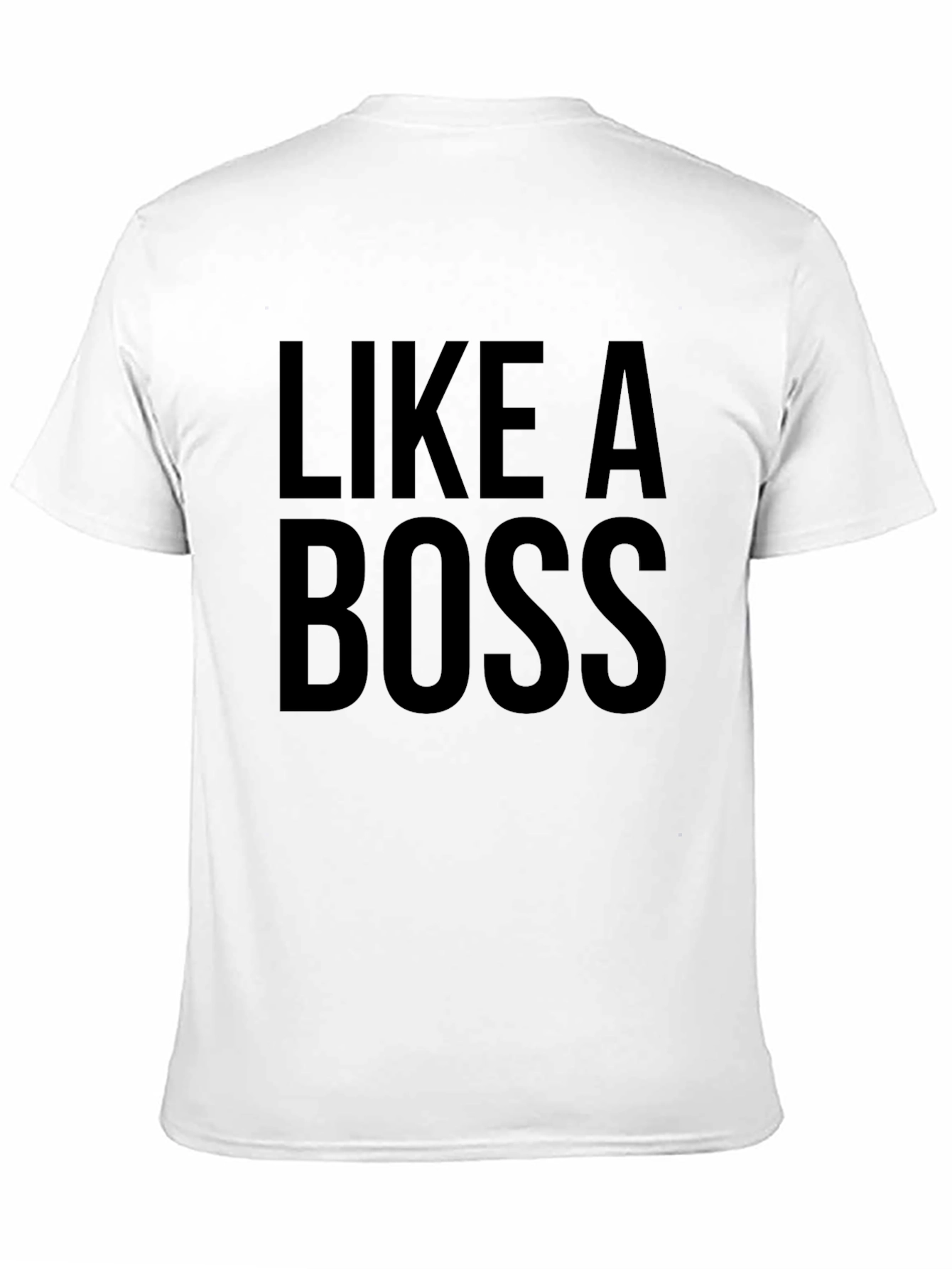 Like a Boss Black Graphic T-Shirt