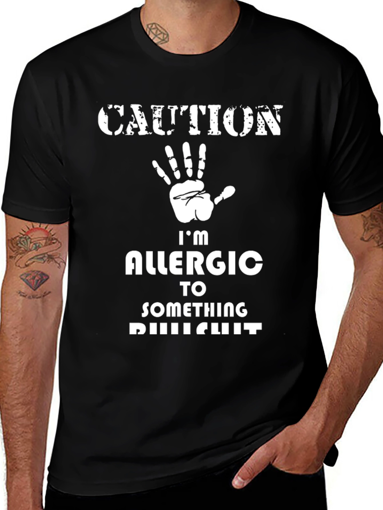 Caution Allergic to Something T-Shirt
