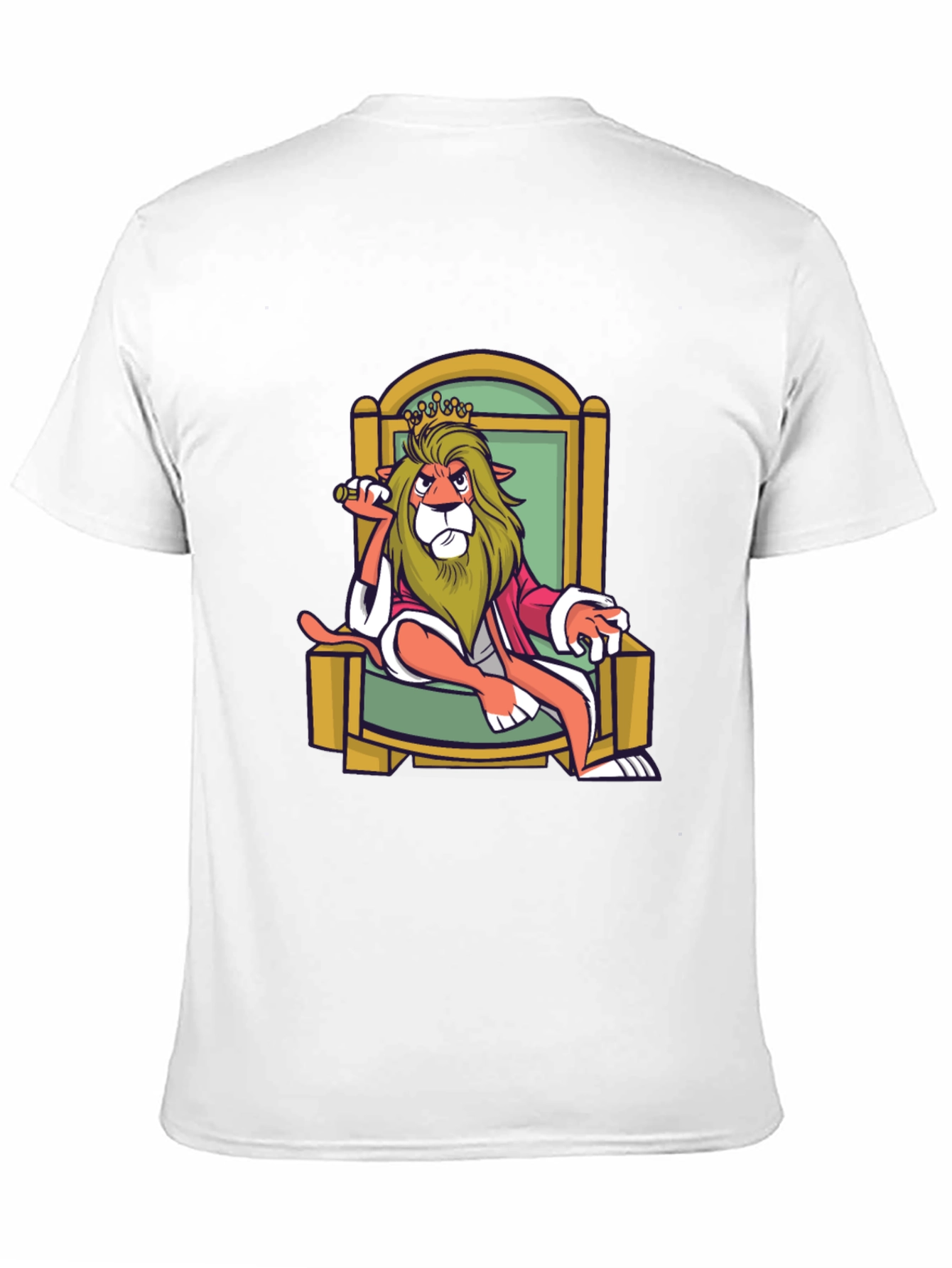King Lion Graphic T-Shirt - Black