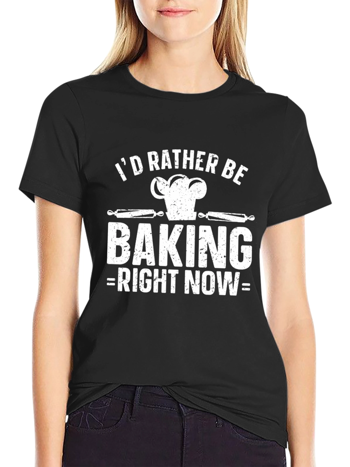 Baking Lover T-Shirt - Id Rather Be Baking