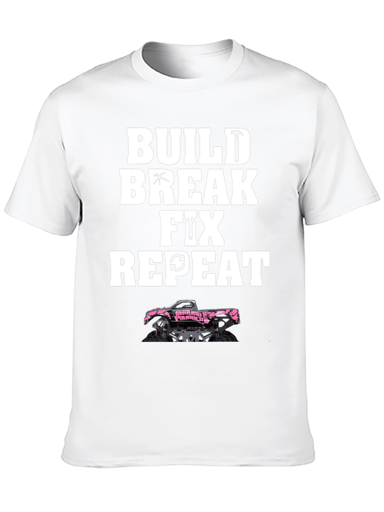 Build Break Fix Repeat Truck T-Shirt