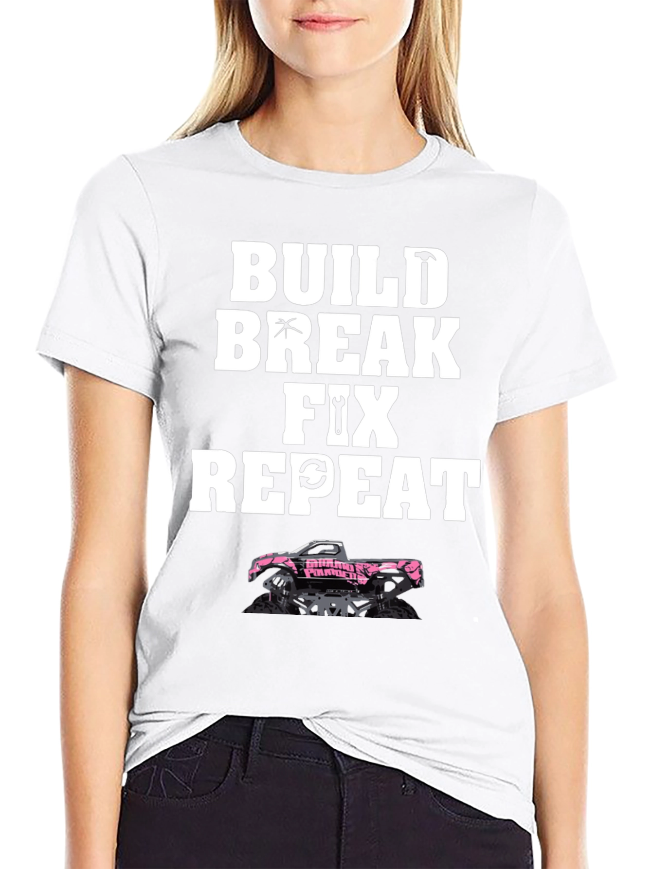 Build Break Fix Repeat Truck T-Shirt