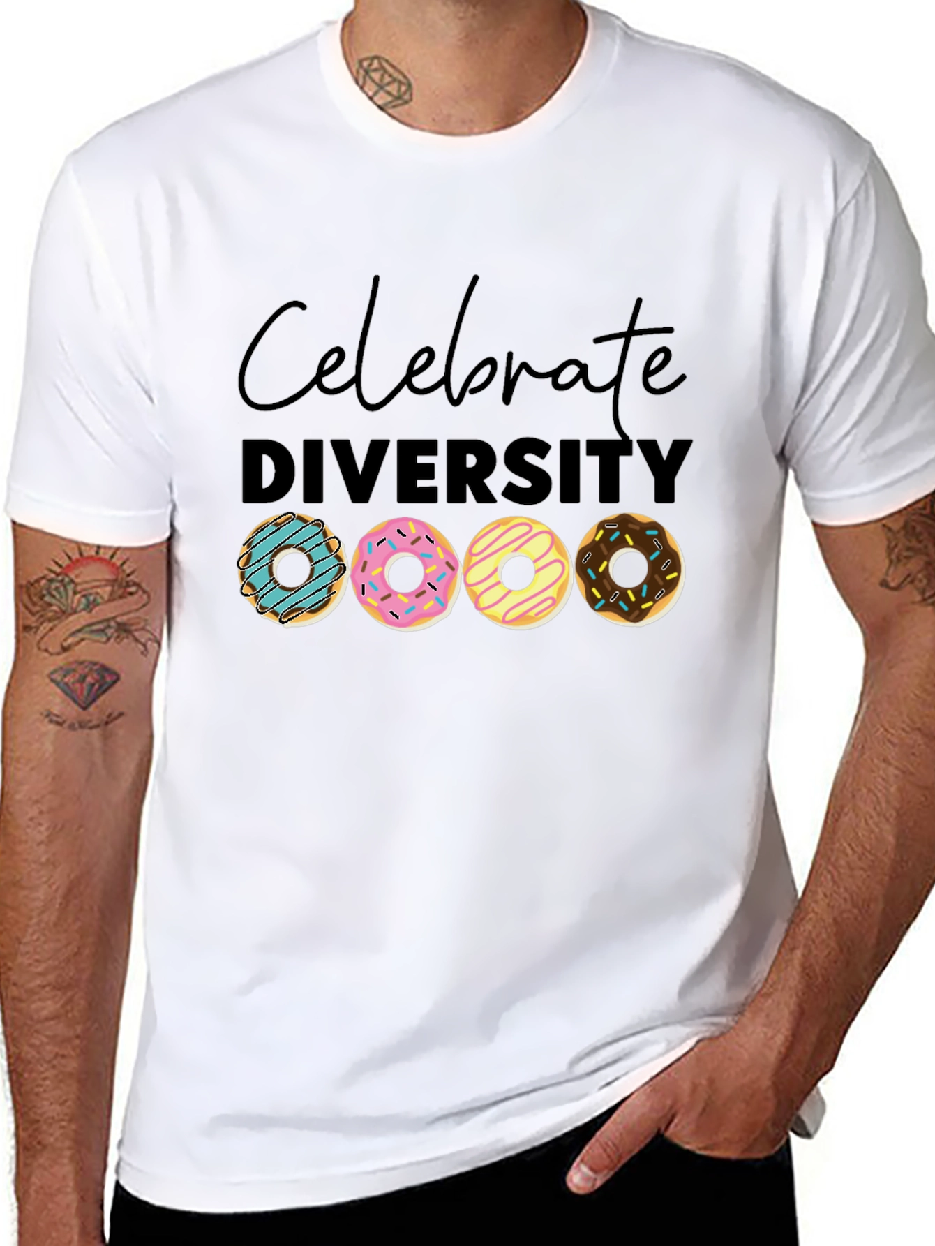 Celebrate Diversity Donut T-Shirt