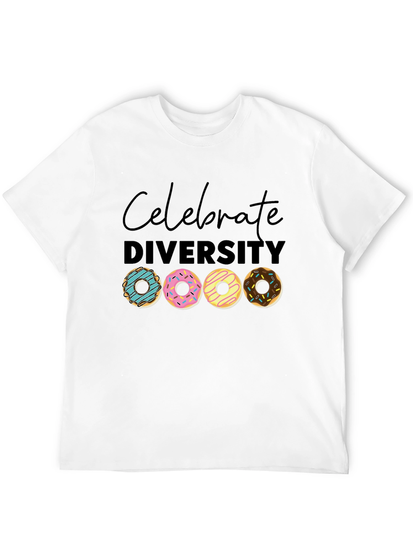 Celebrate Diversity Donut T-Shirt