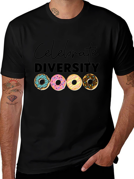 Celebrate Diversity Donut T-Shirt