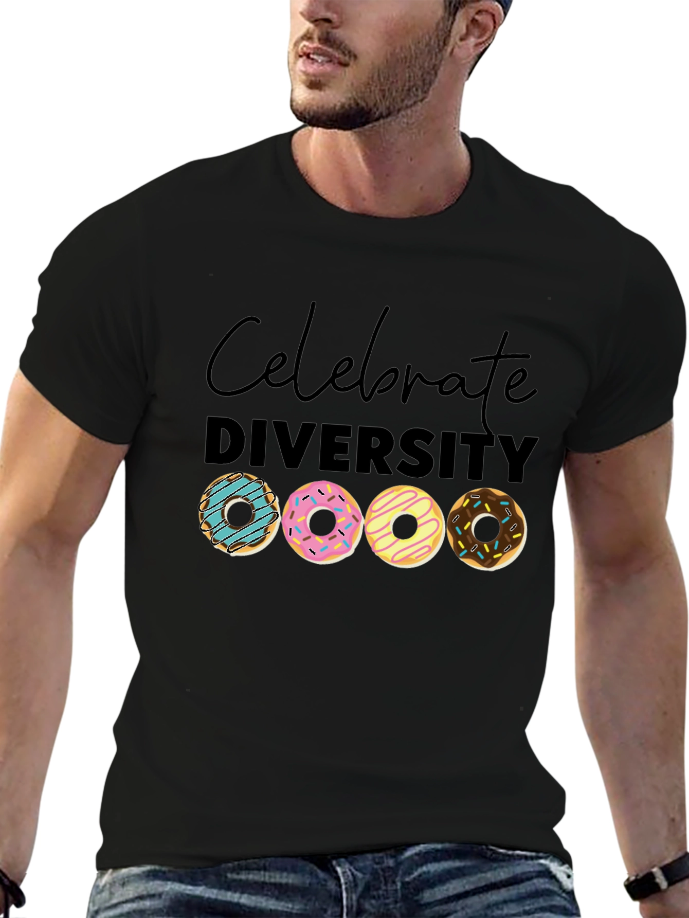 Celebrate Diversity Donut T-Shirt