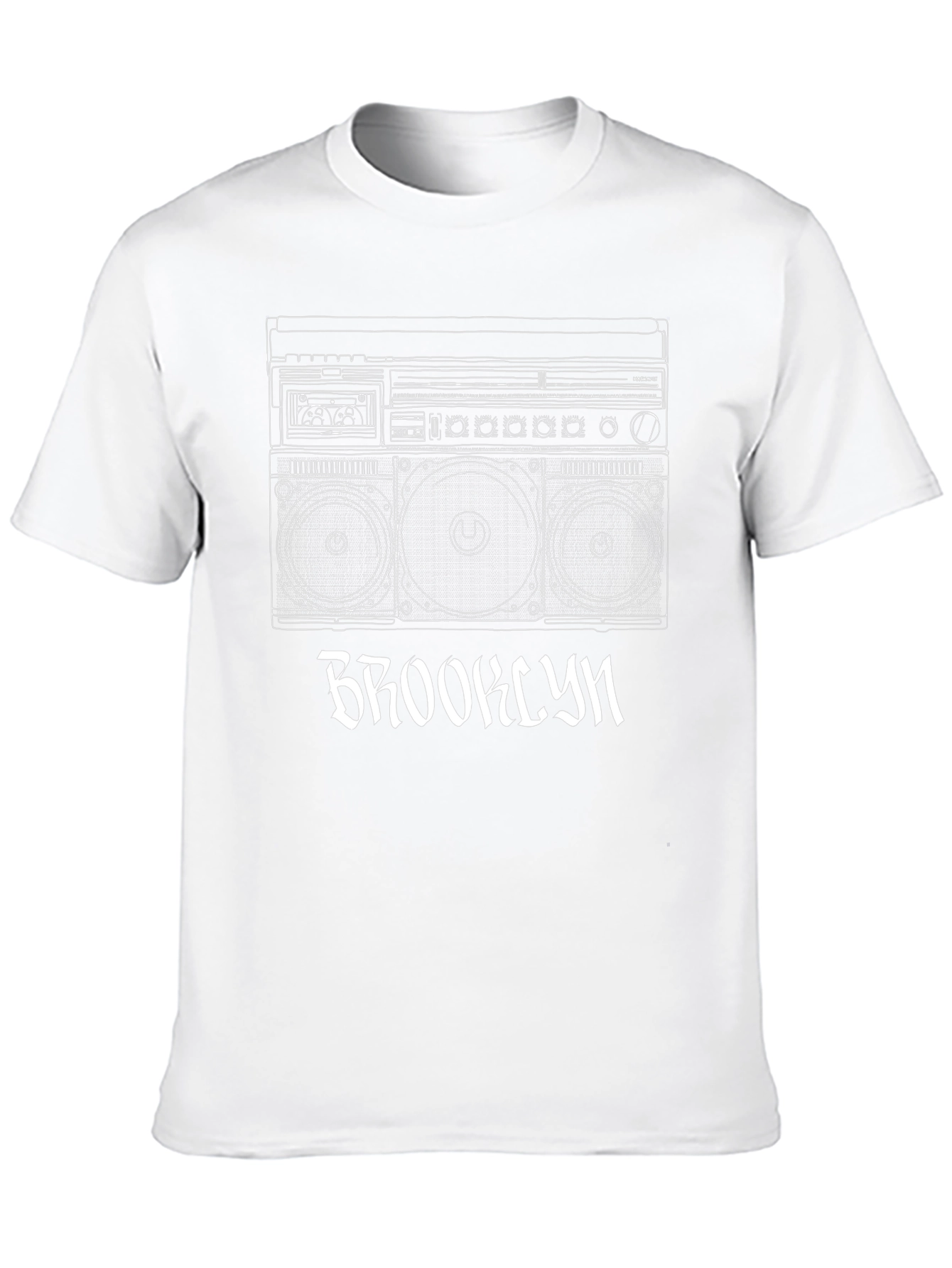 Brooklyn Boombox Graphic Tee - Retro Style