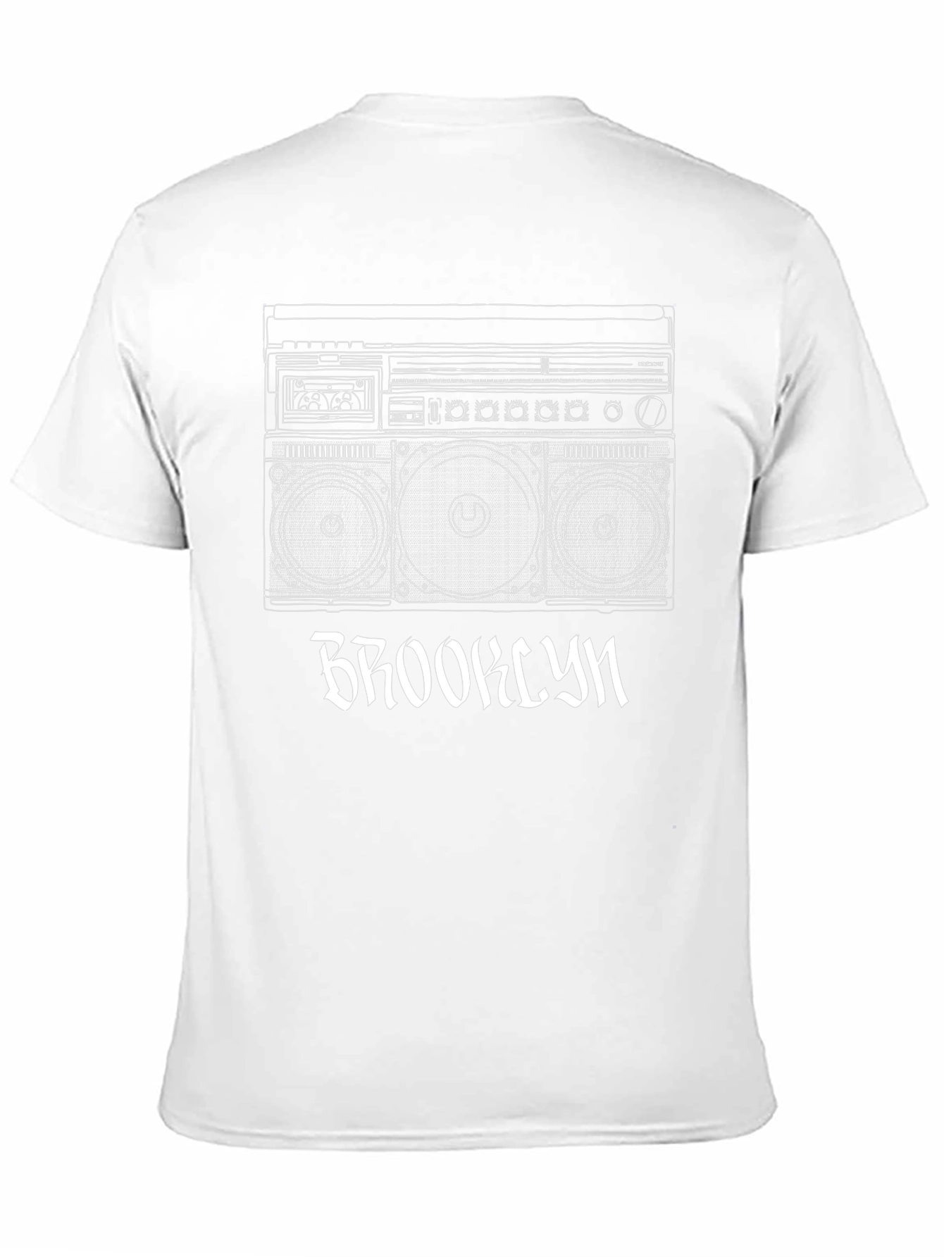 Brooklyn Boombox Graphic Tee - Retro Style