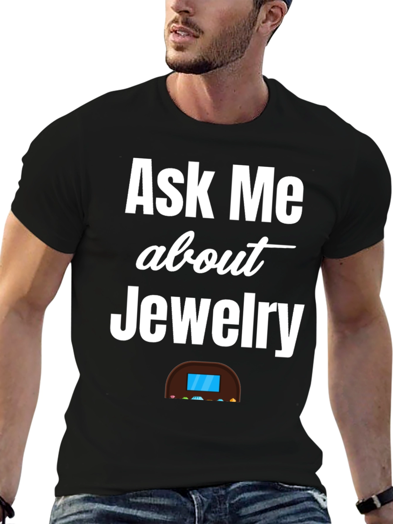 Ask Me About Jewelry T-Shirt - Diamond Enthusiast Tee