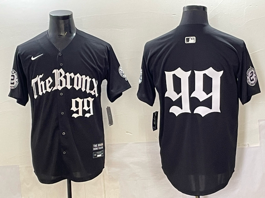 Men's New York Yankees Aaron Judge #99 Black Alternate Player Game Jersey