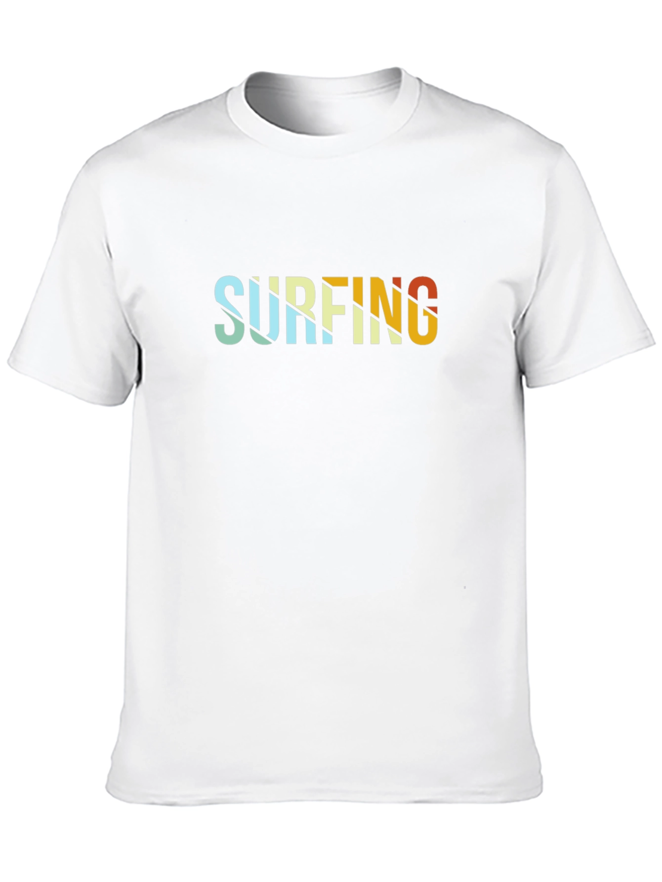 Retro Surfing Graphic Black Tee