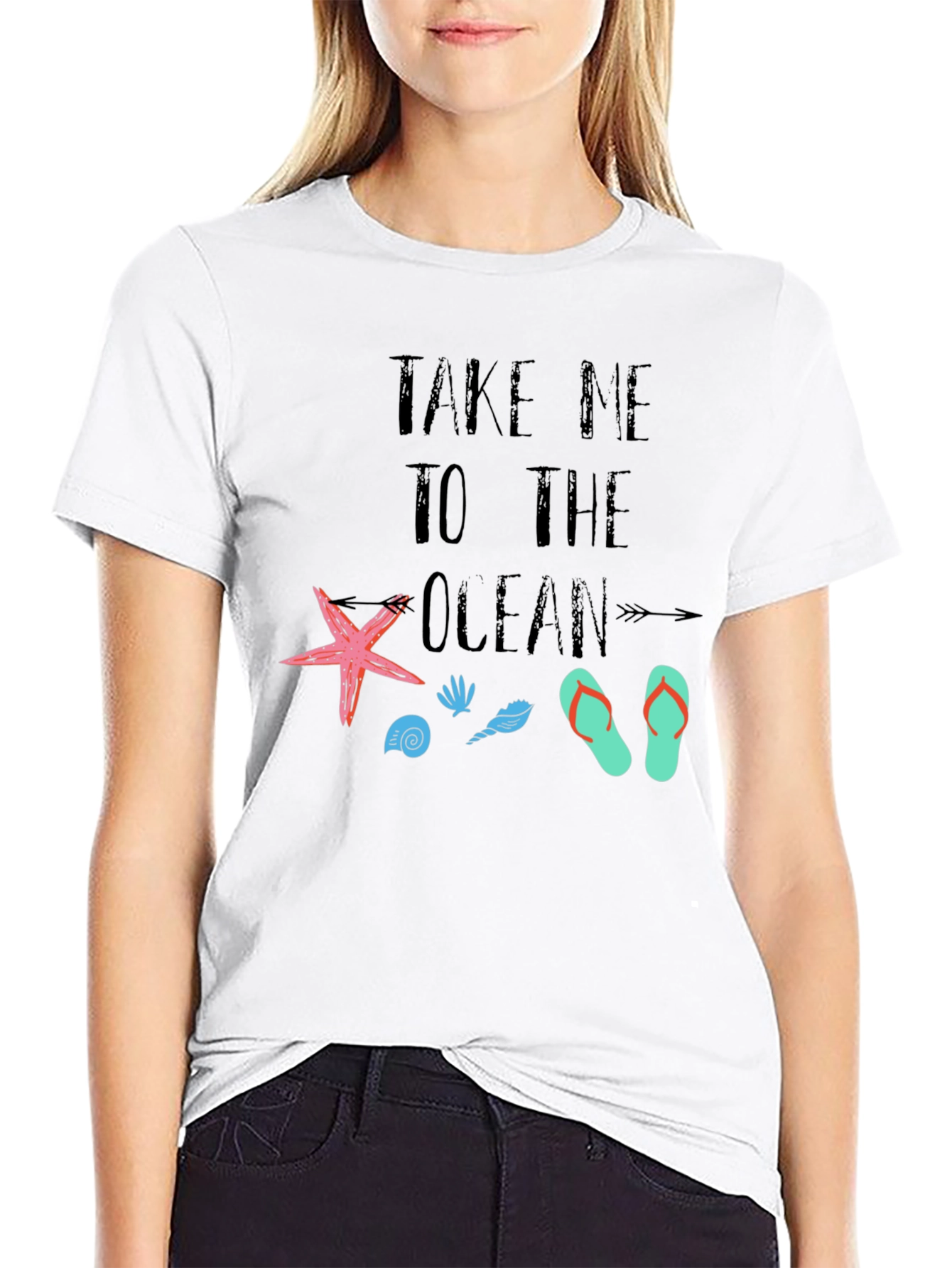 Take Me to the Ocean Black T-Shirt