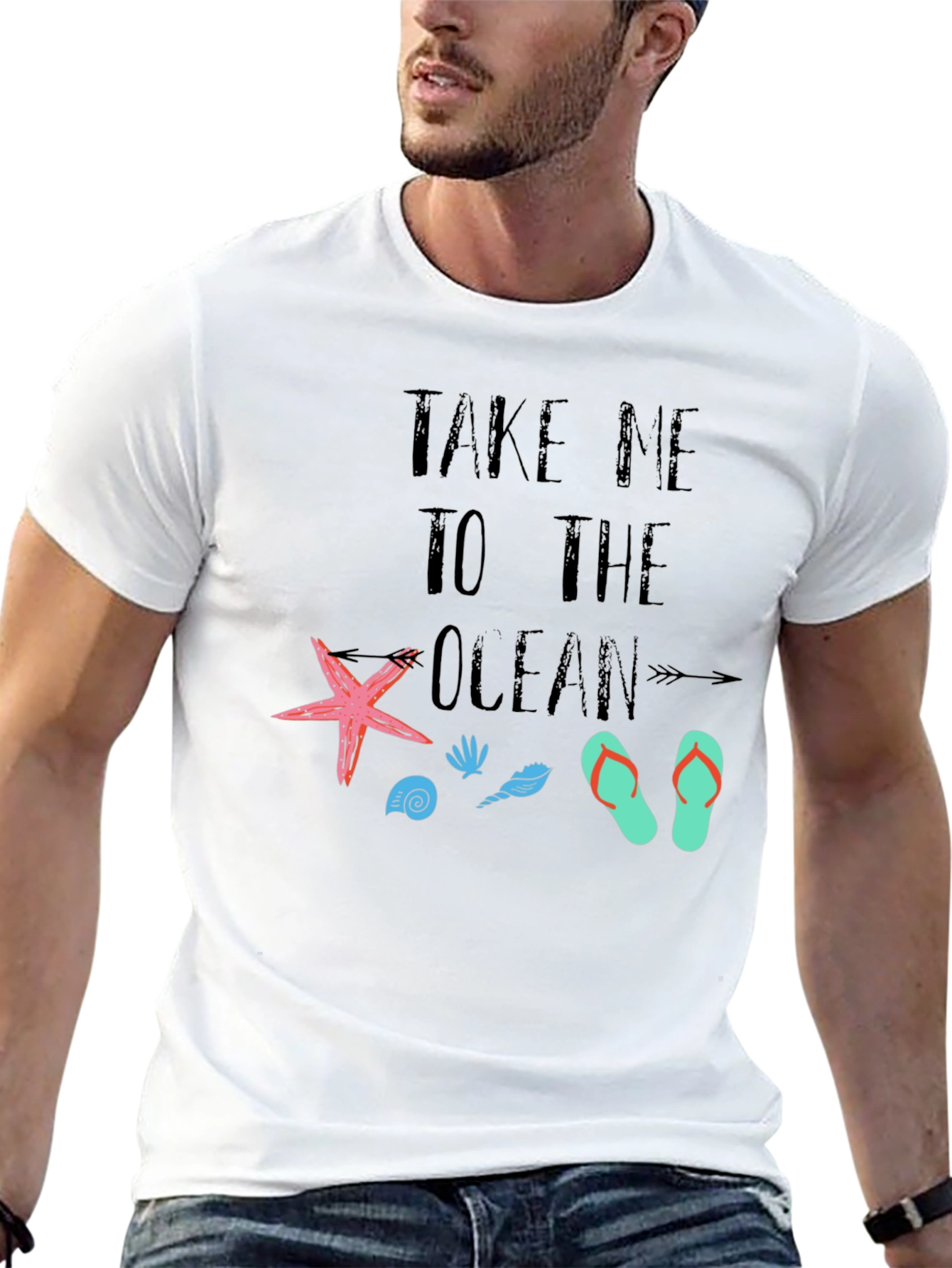 Take Me to the Ocean Black T-Shirt