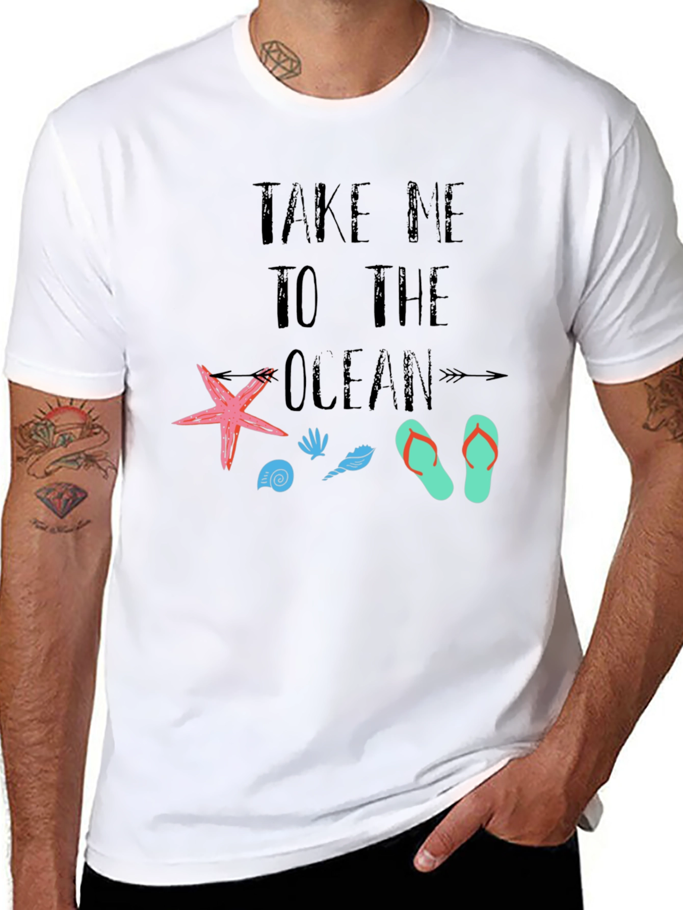 Take Me to the Ocean Black T-Shirt