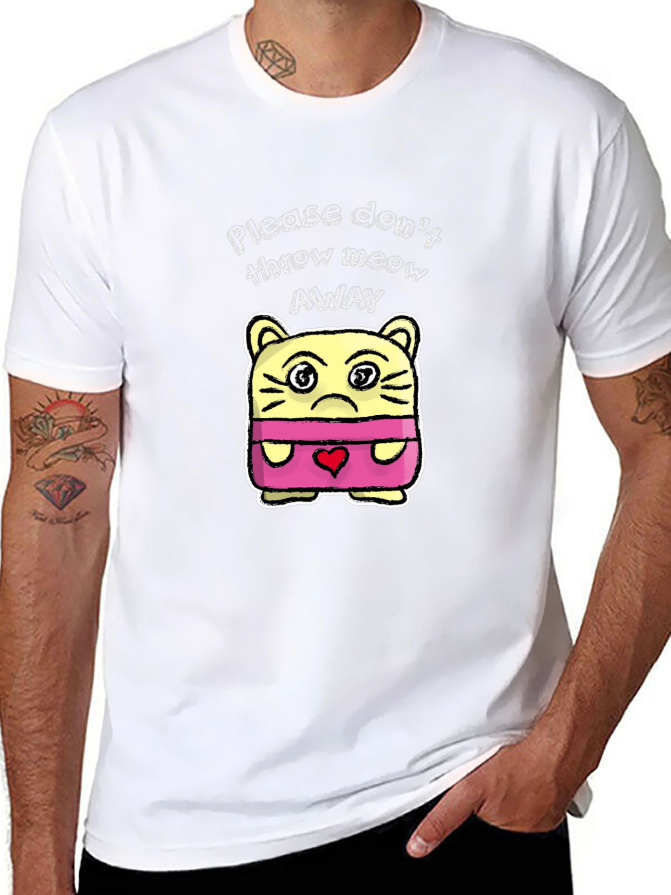 Dont Throw Meow Away Cat T-Shirt