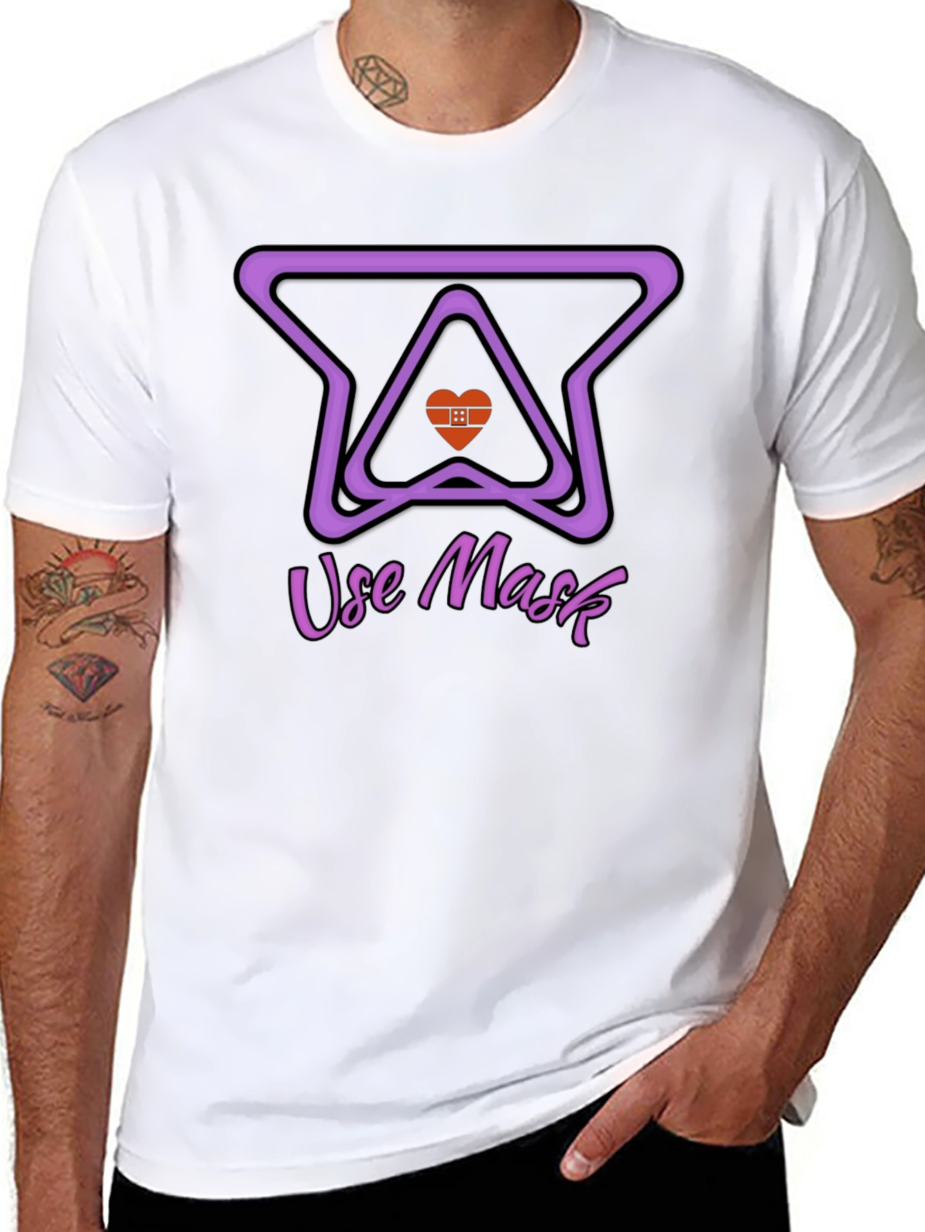 Use Mask Graphic Tee - Stay Safe & Stylish